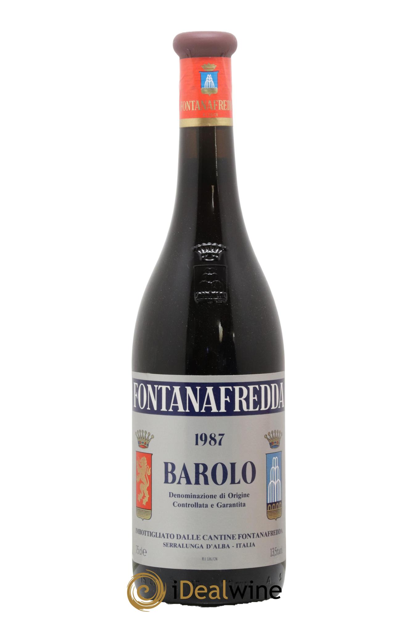 Barolo DOCG Fontanafredda 1987 - Lotto di 1 bottiglia - 0