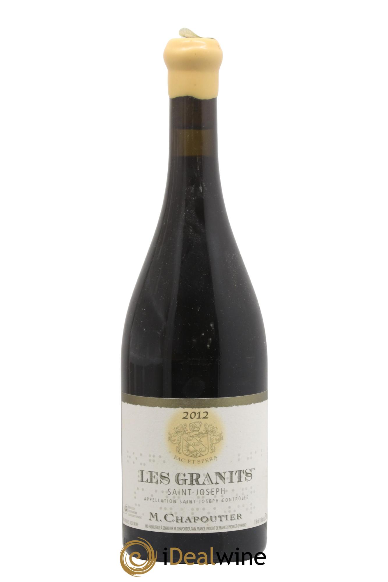 Saint-Joseph Les Granits Chapoutier 2012 - Lot de 1 bouteille - 0