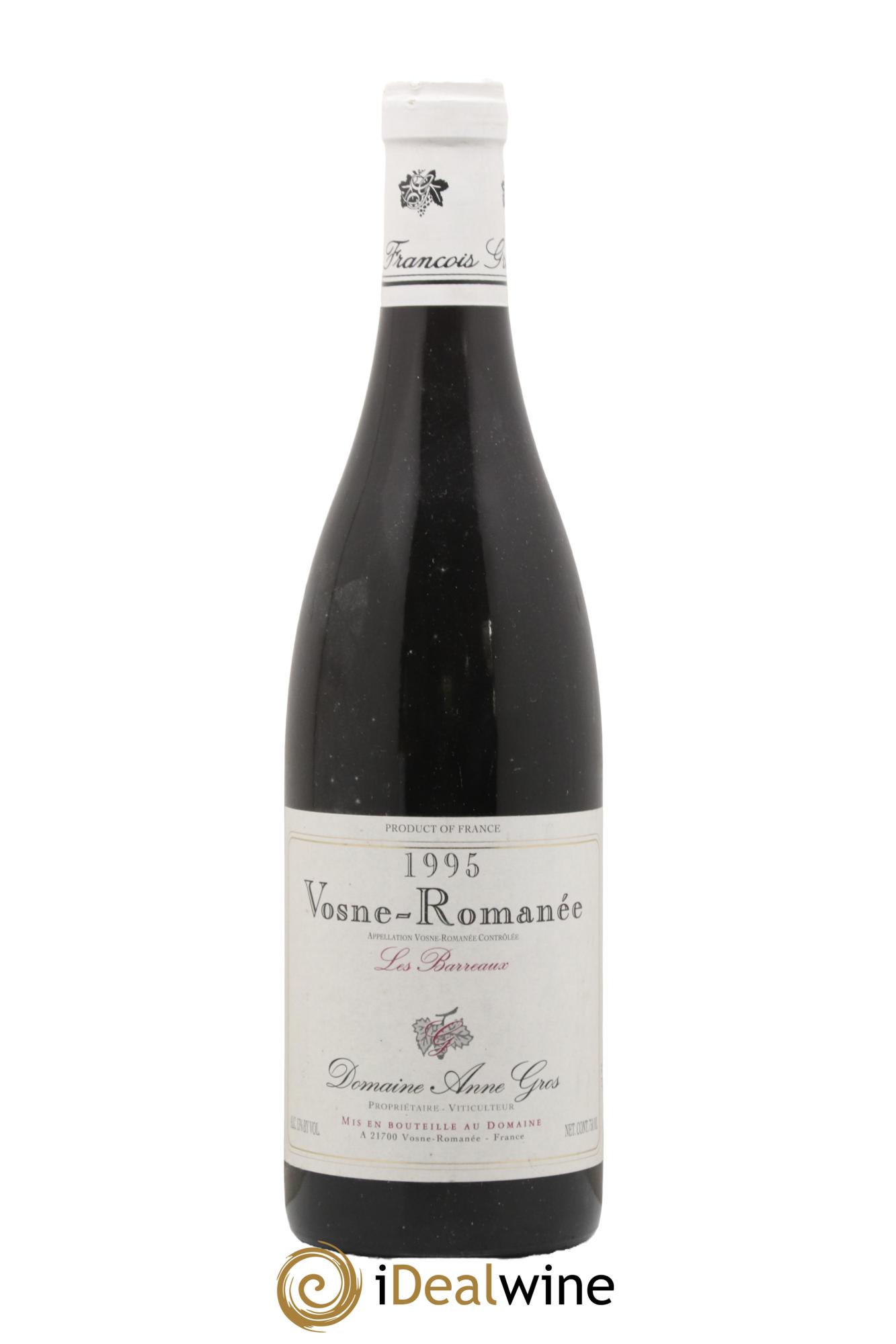 Vosne-Romanée Les Barreaux Anne Gros 1995 - Lot of 1 bottle - 0