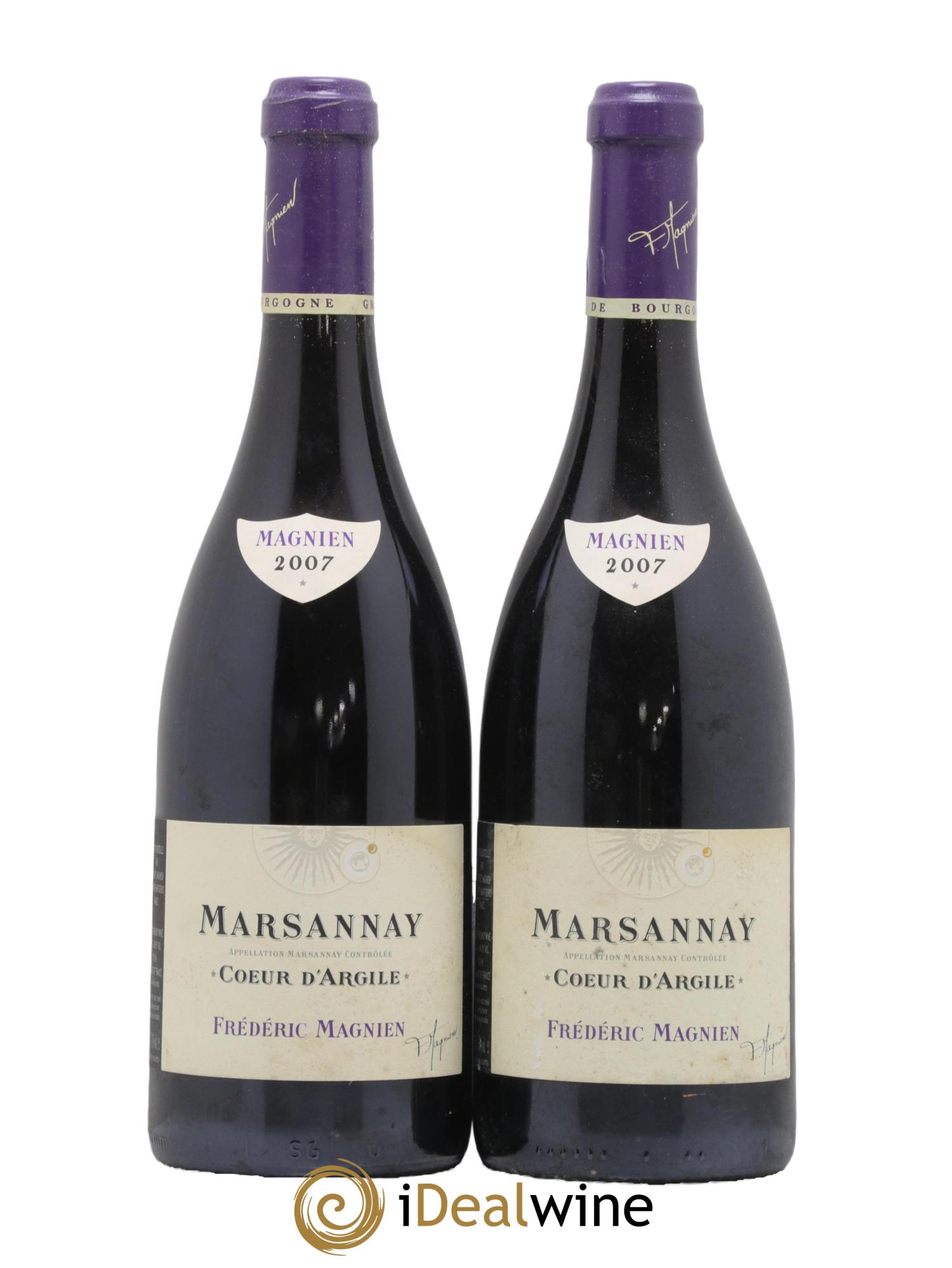 Marsannay Coeur D Argile Frederic Magnien 2007 - Lot de 2 bouteilles - 0