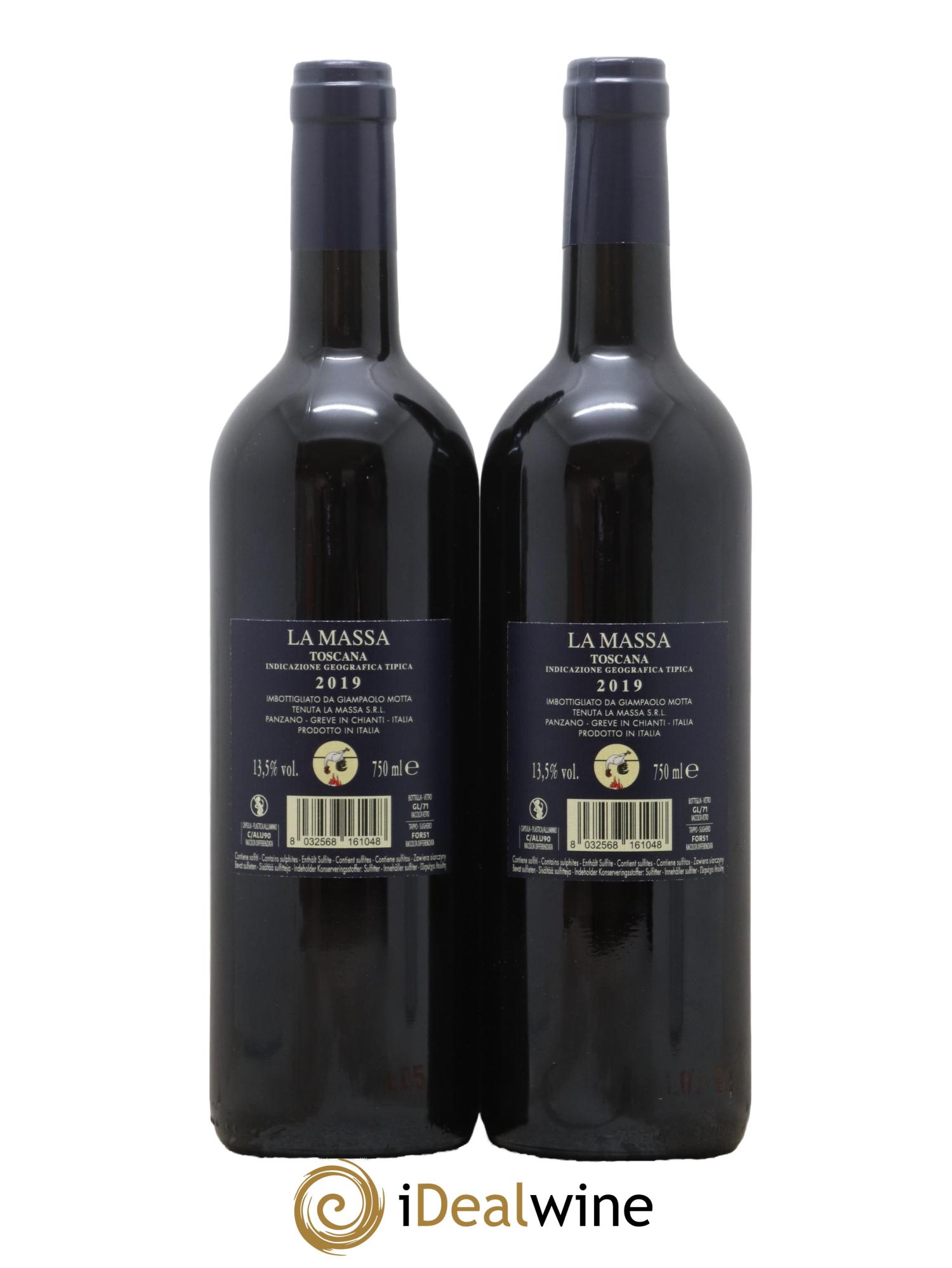 Toscana IGT La Massa 2019 - Lot de 2 bouteilles - 1