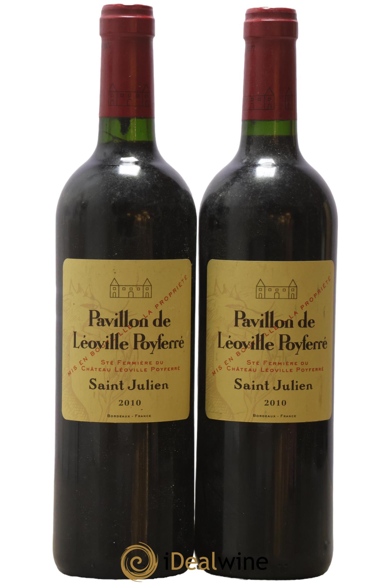 Pavillon de Poyferré Second Vin 2010 - Lotto di 2 bottiglie - 0