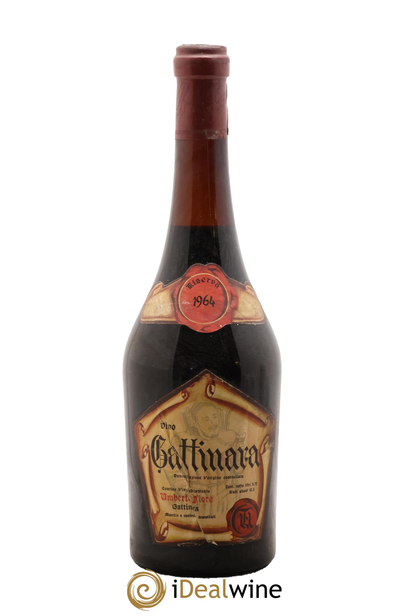Gattinara DOCG Riserva Umberto Fiore 1964 - Lot de 1 bouteille - 0