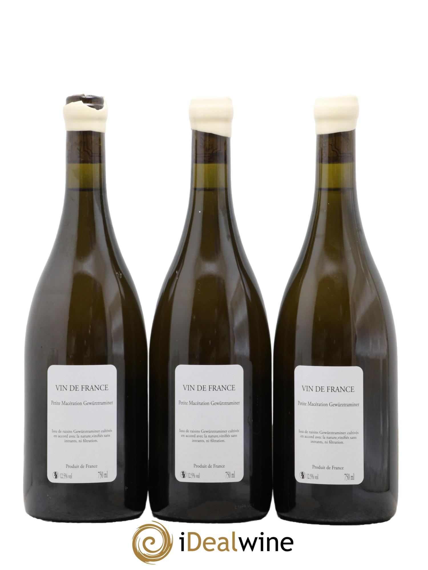Vin de France Petite Macération Gerwurztraminer PMG Le Dos D'chat - Lot de 3 bouteilles - 1