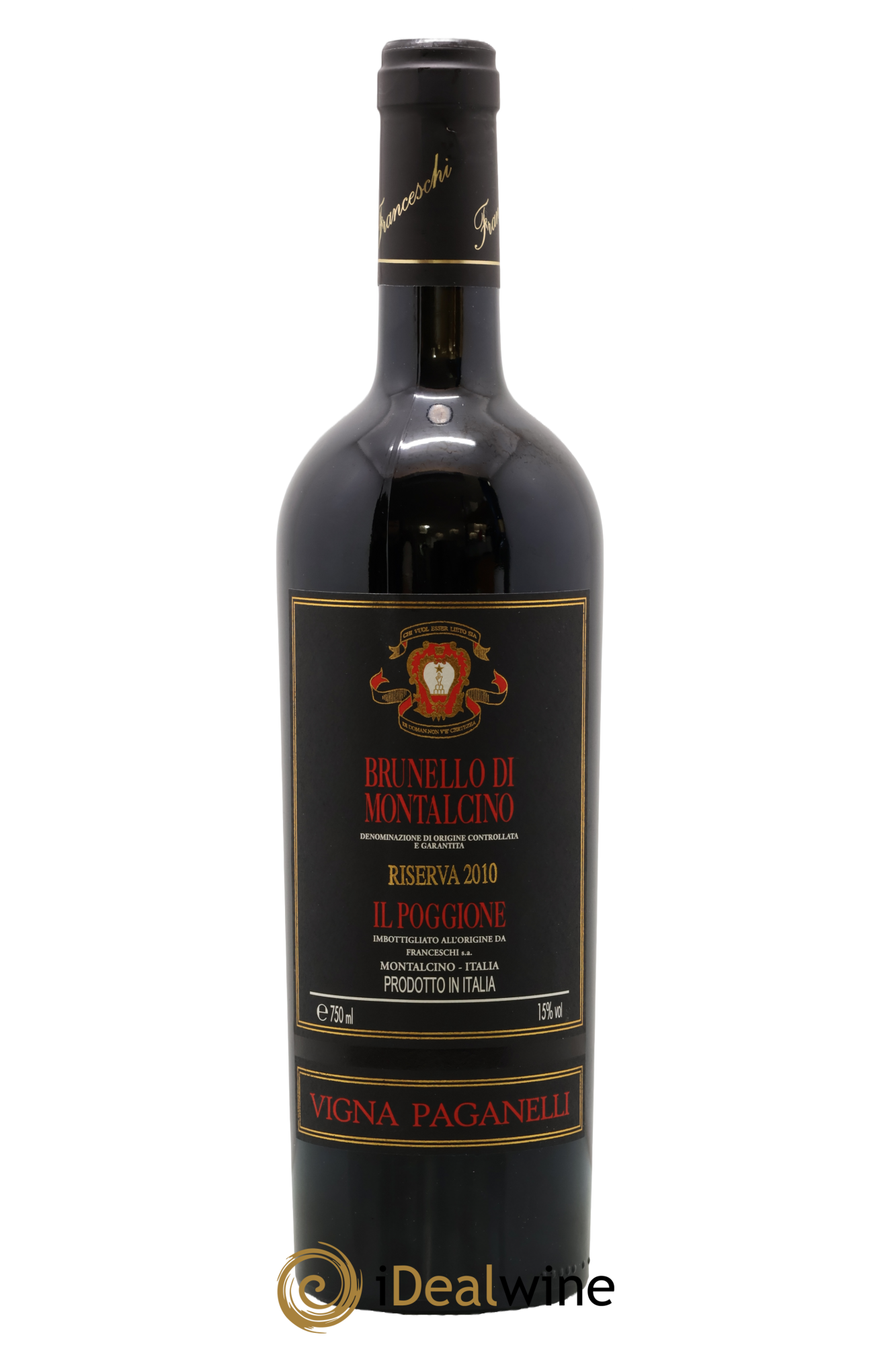 Brunello di Montalcino DOCG Il Poggione Riserva Vigna Paganelli Lavinio Franceschi 2010 - Lot de 1 bouteille - 0