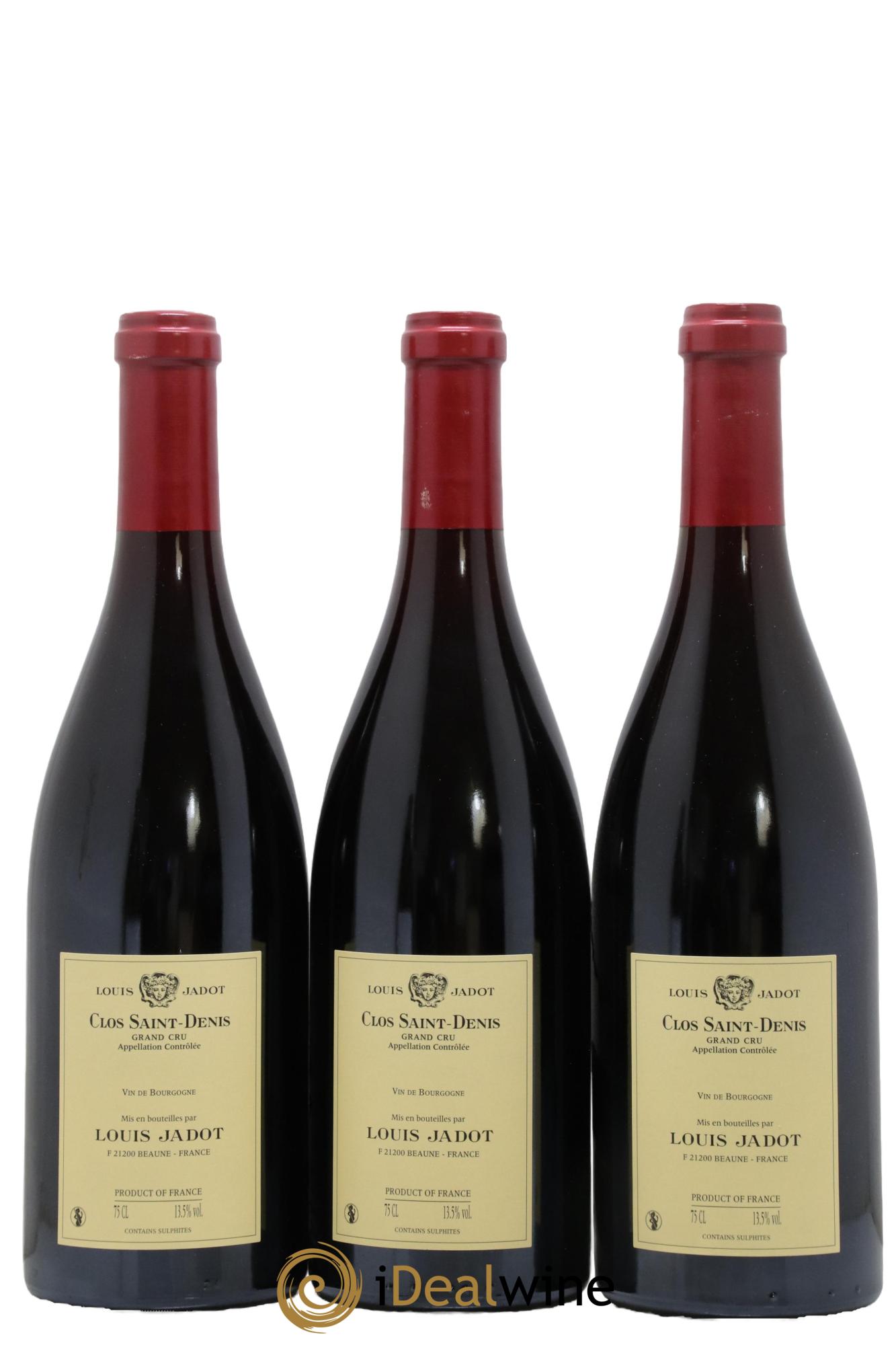Clos Saint-Denis Grand Cru Maison Louis Jadot  2014 - Lot of 3 bottles - 1
