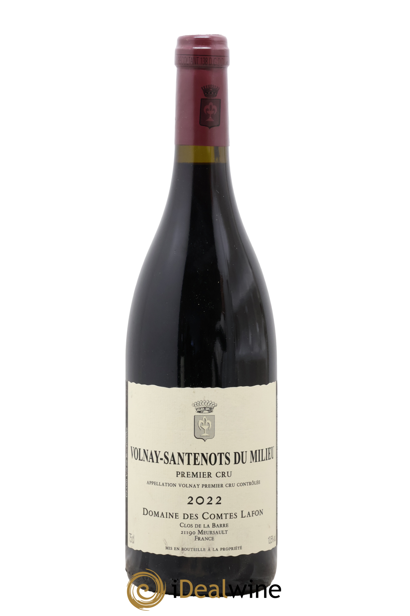 Volnay 1er Cru Santenots du Milieu Comtes Lafon (Domaine des) 2022 - Lot de 1 bouteille - 0
