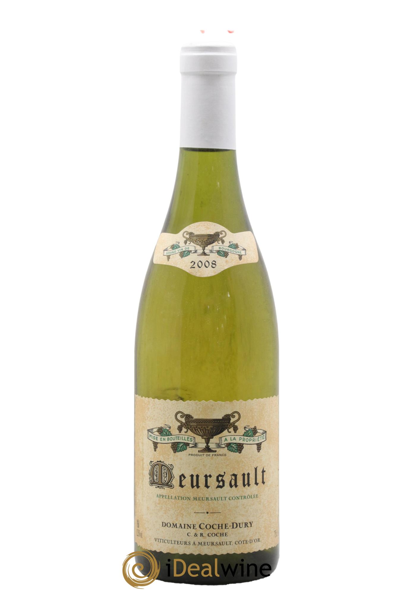 Meursault Coche Dury (Domaine) 2008 - Lot de 1 bouteille - 0