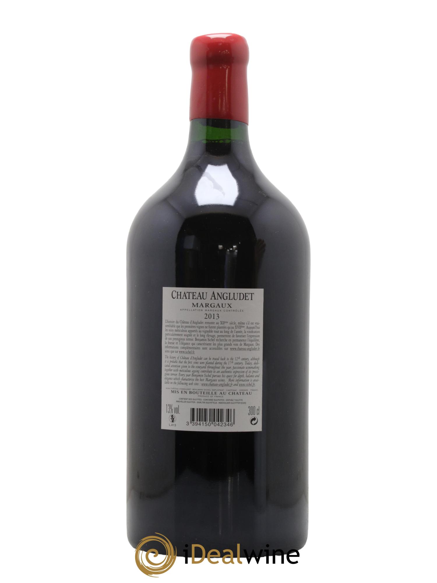 Château d' Angludet Cru Bourgeois 2013 - Lot de 1 double magnum - 1