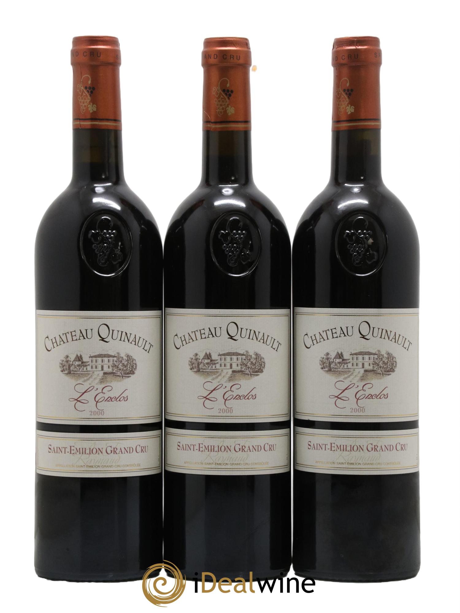 Château Quinault L'Enclos  2000 - Lot de 12 bouteilles - 3