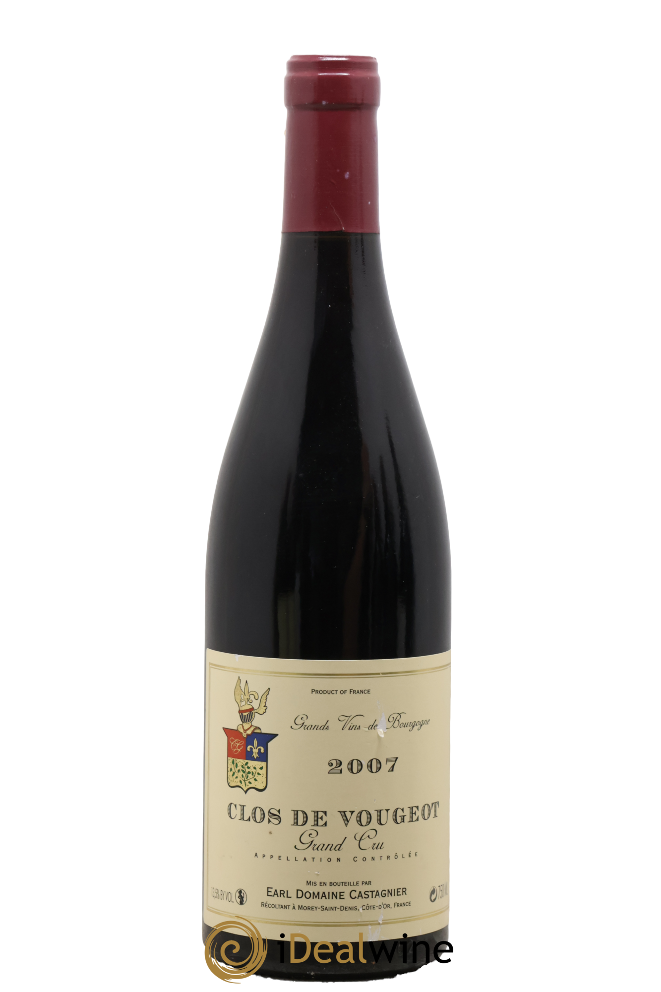 Clos de Vougeot Grand Cru Castagnier (Domaine) 2007 - Posten von 1 Flasche - 0