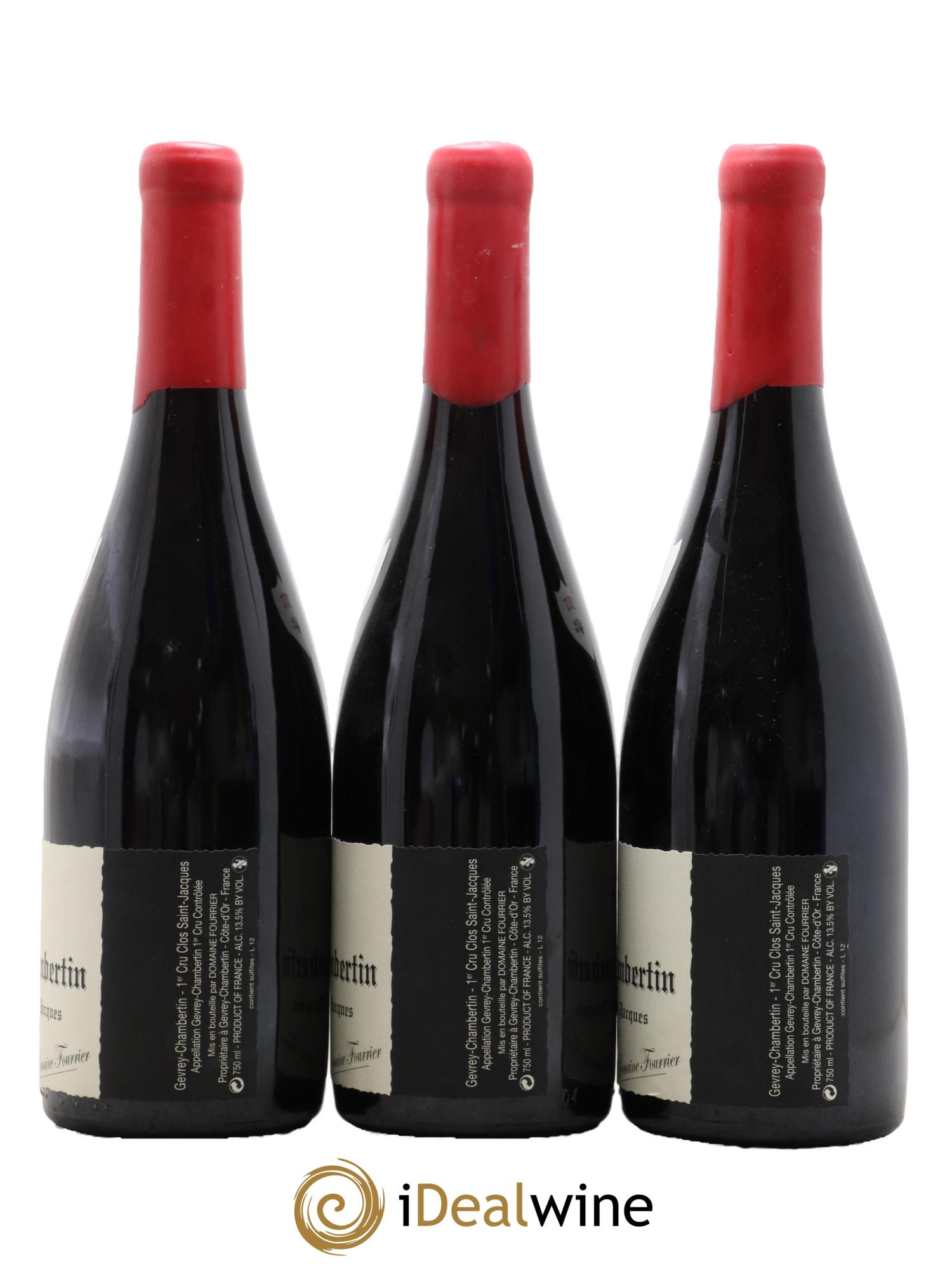 Gevrey-Chambertin 1er Cru Clos Saint-Jacques Vieille Vigne Fourrier (Domaine) 2017 - Lot de 3 bouteilles - 1