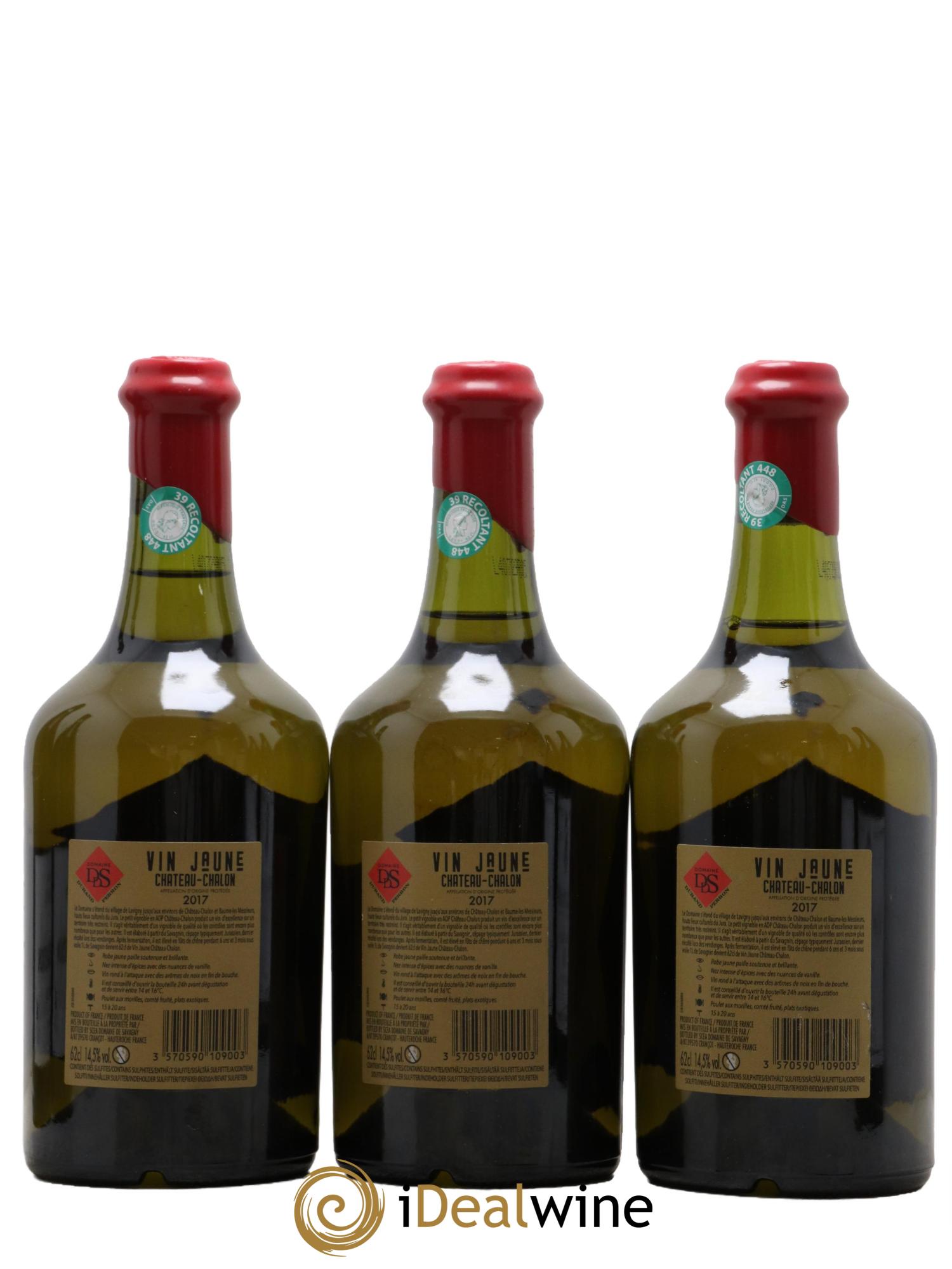 Château-Chalon Durand Perron 2017 - Lot de 3 clavelins - 1