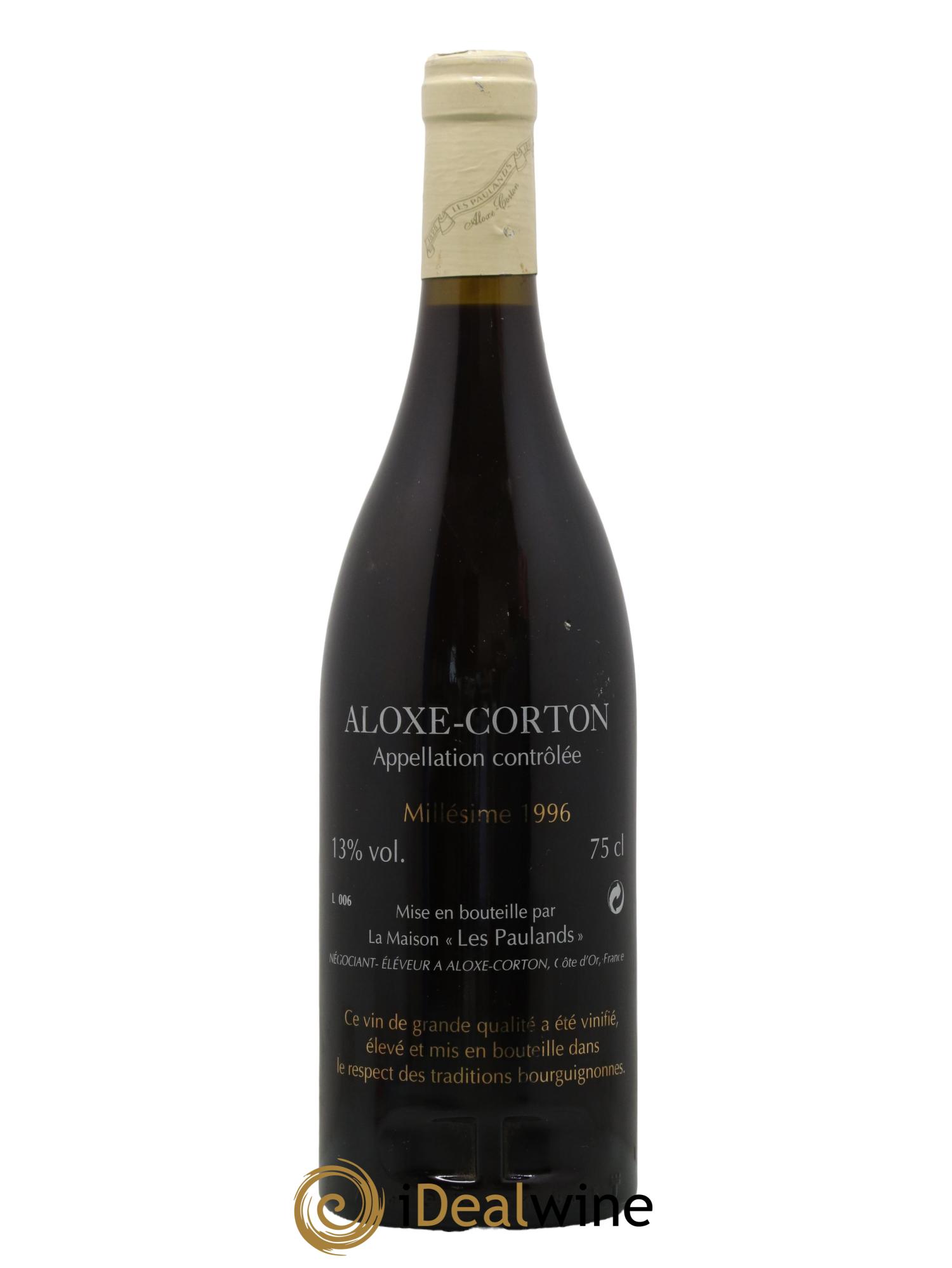 Aloxe-Corton Les Paulands Cuvee du Centenaire 1996 - Lot de 1 bouteille - 1