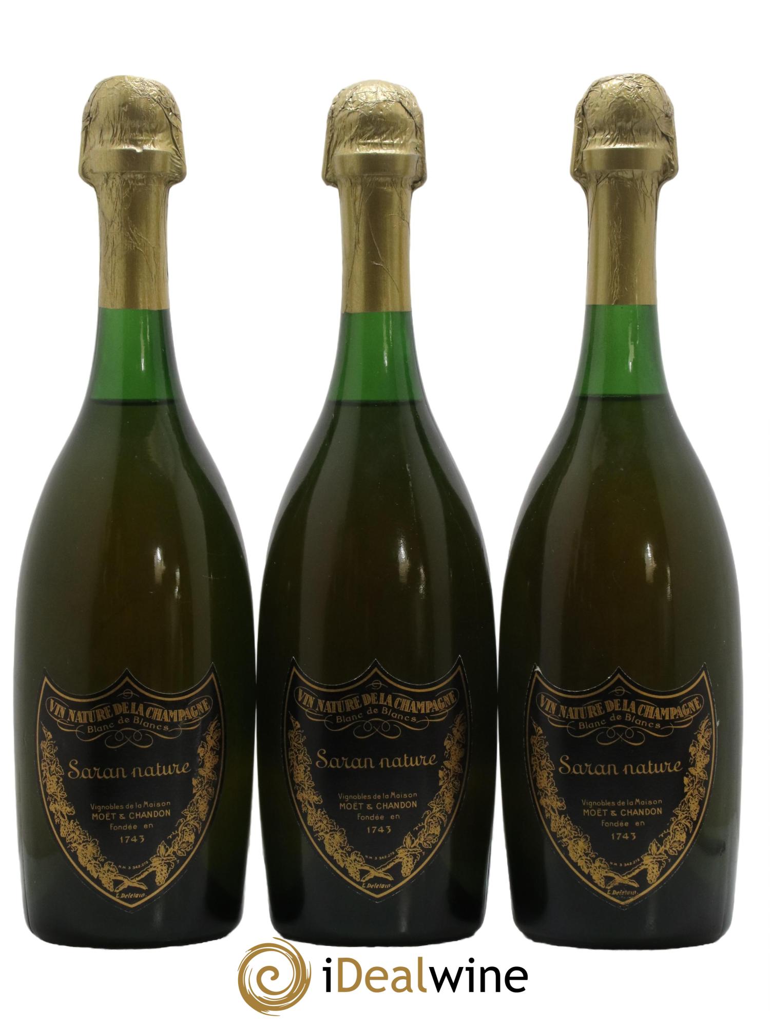 Saran Blanc de Blancs Moët et Chandon - Lot de 3 bouteilles - 0