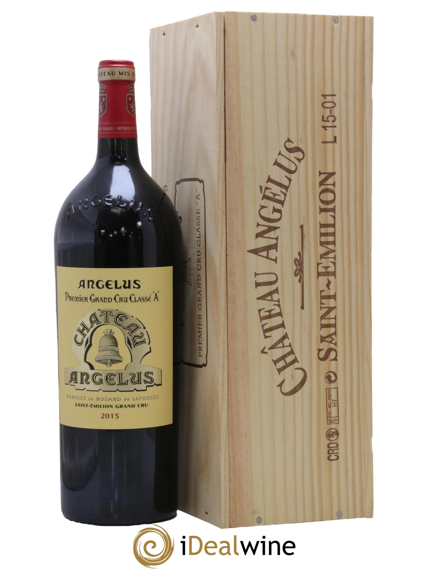 Château Angélus 1er Grand Cru Classé A 2015 - Lot de 1 magnum - 0