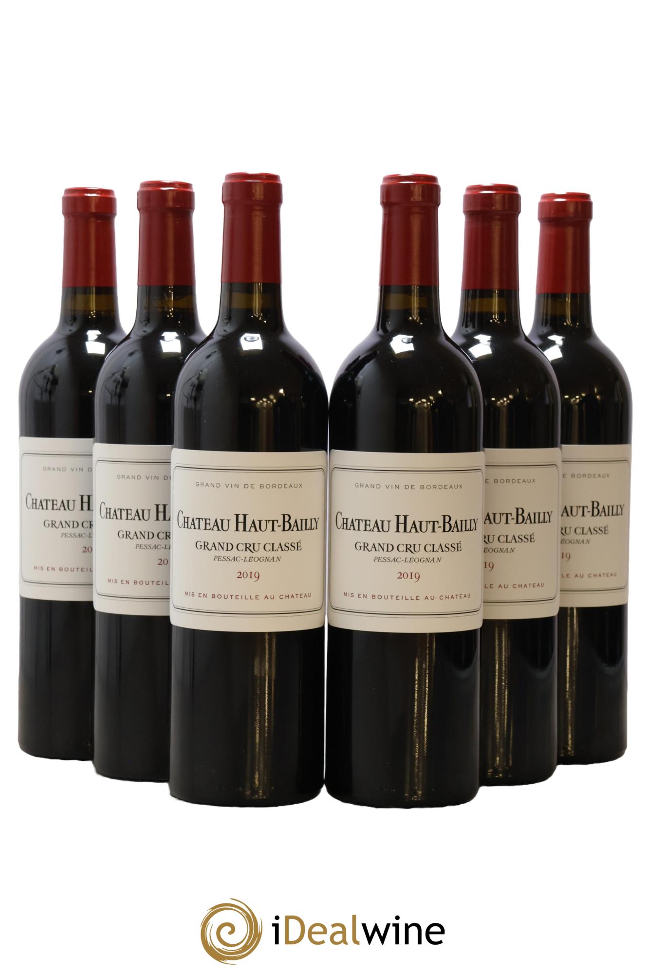 Château Haut-Bailly Cru Classé de Graves 2019 - Lot of 6 bottles - 0