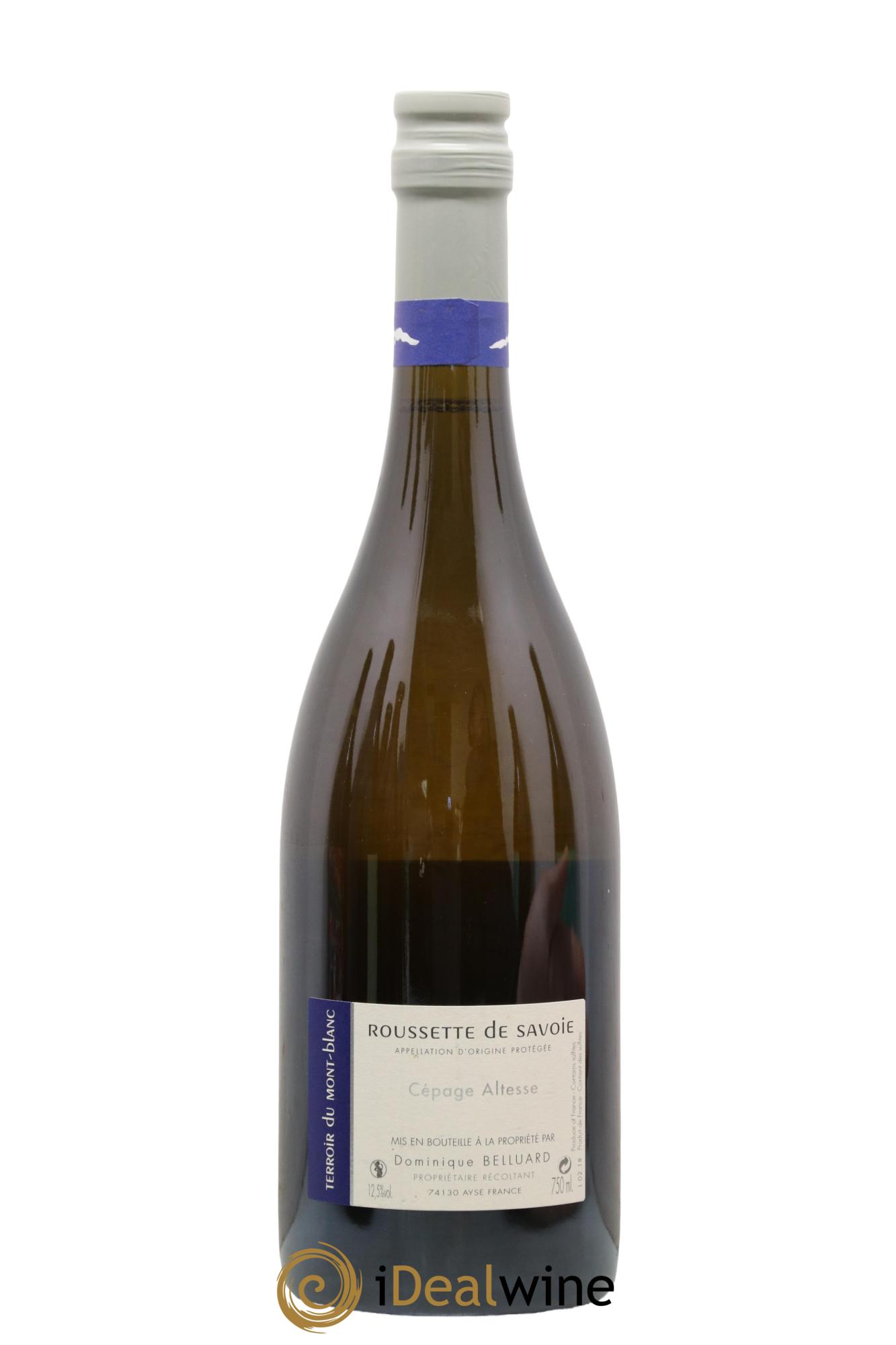 Vin de France Les Grandes Jorasses Domaine Belluard 2018 - Lot de 1 bouteille - 1