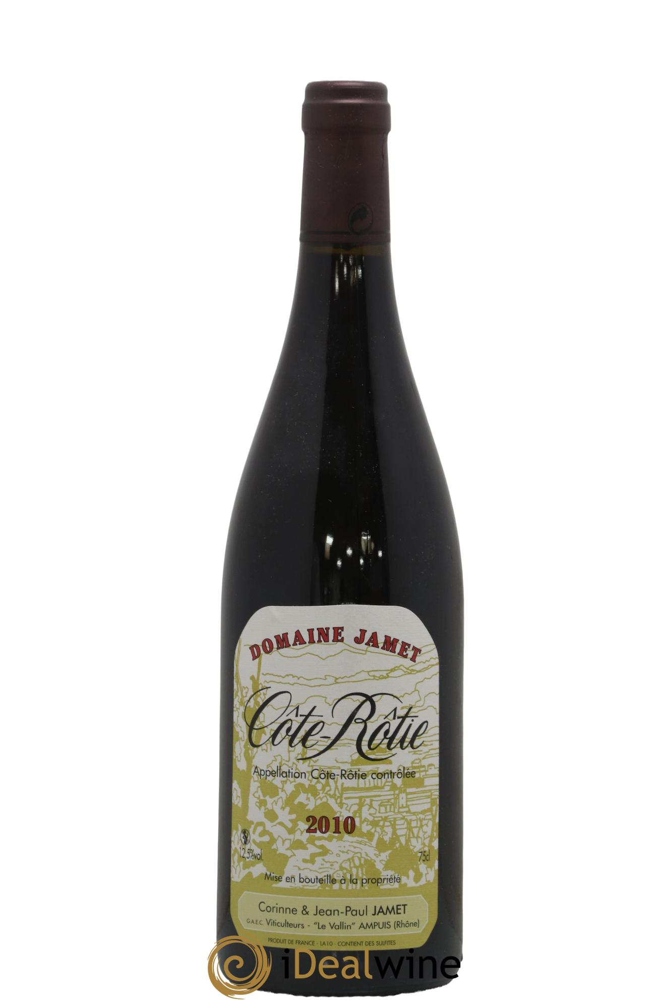 Côte-Rôtie Jamet (Domaine) 2010 - Lot de 1 bouteille - 0