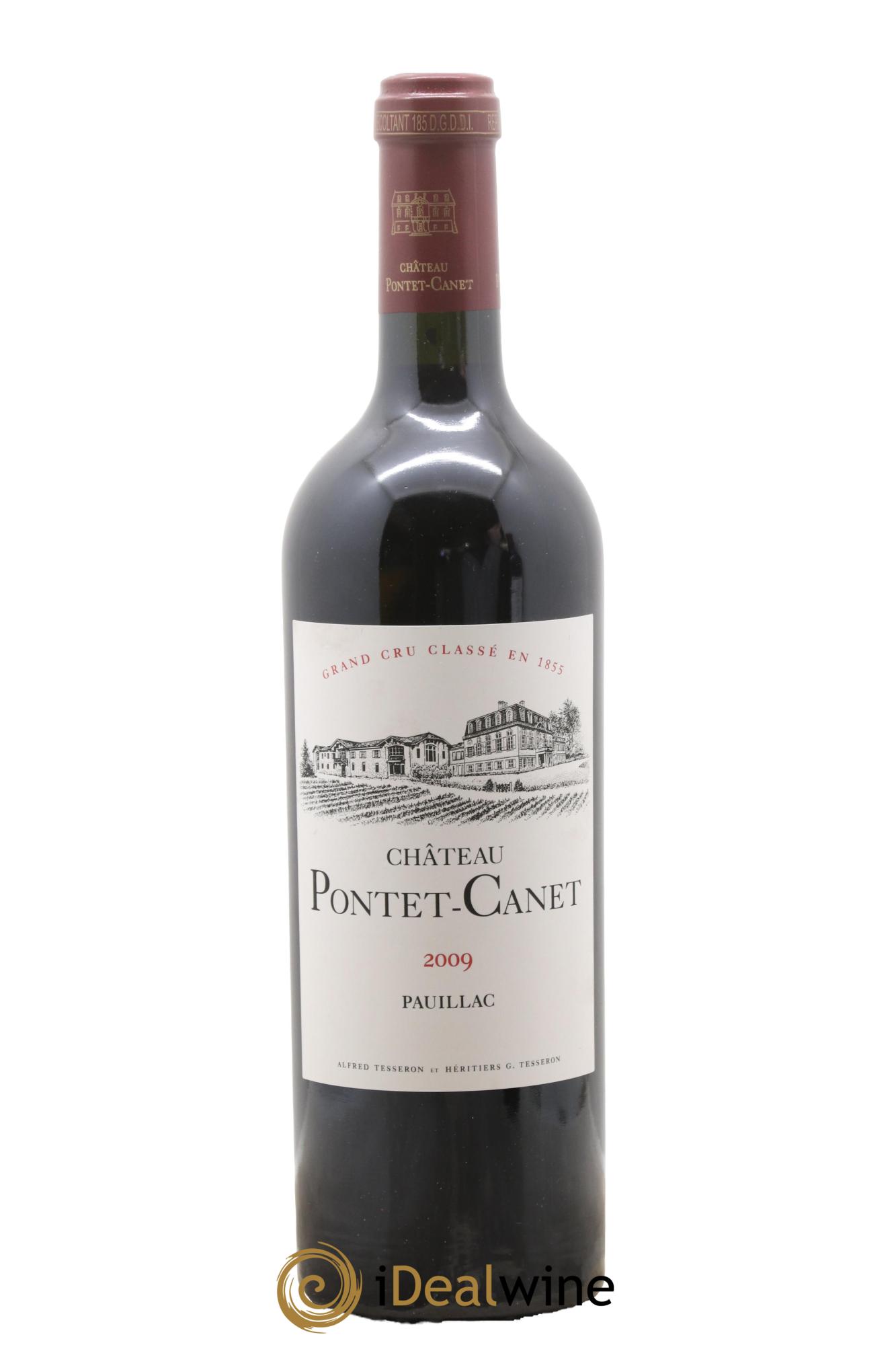 Château Pontet Canet 5ème Grand Cru Classé 2009 - Lot de 1 bouteille - 0