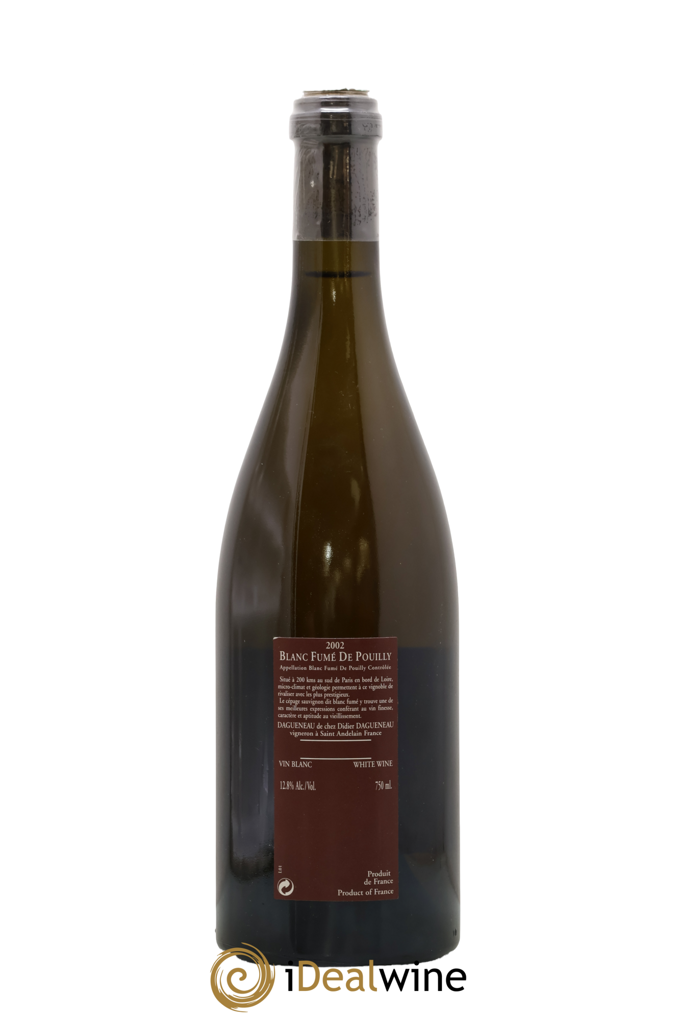 Vin de France (anciennement Pouilly-Fumé) Pur Sang Dagueneau (Domaine Didier - Louis-Benjamin) 2002 - Lote de 1 botella - 1