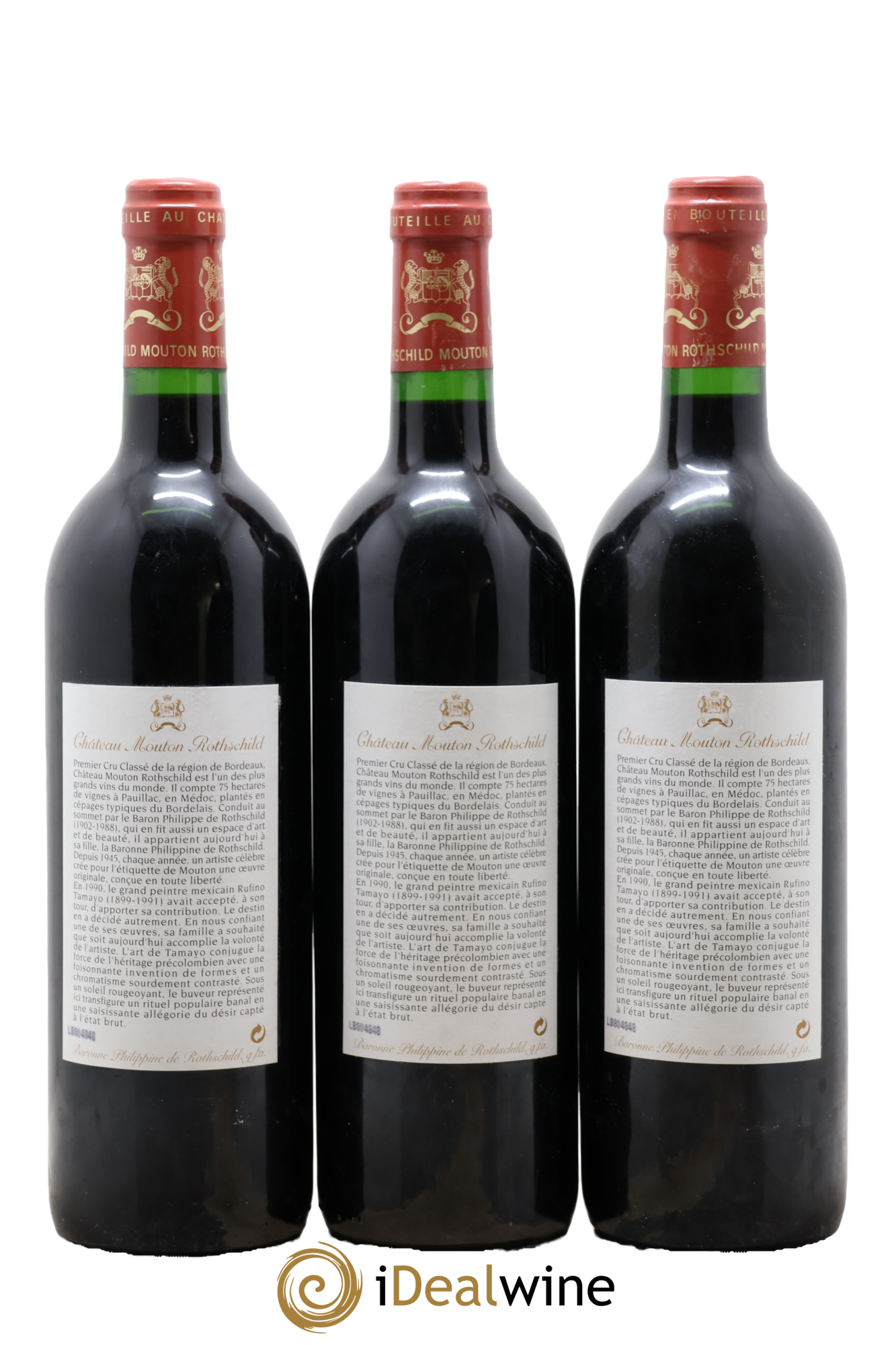 Château Mouton Rothschild 1er Grand Cru Classé 1998 - Lot de 6 bouteilles - 4