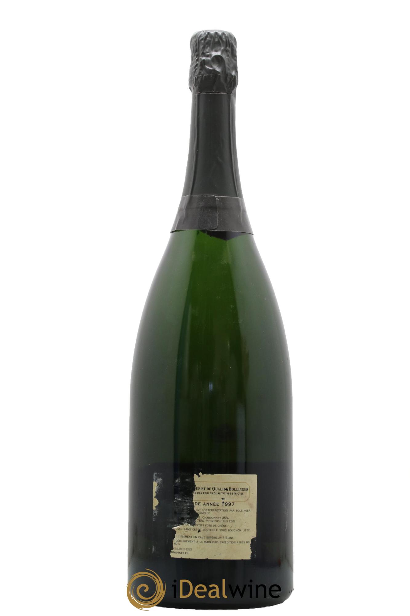 Grande Année Brut Bollinger 1997 - Posten von 1 Magnum - 1