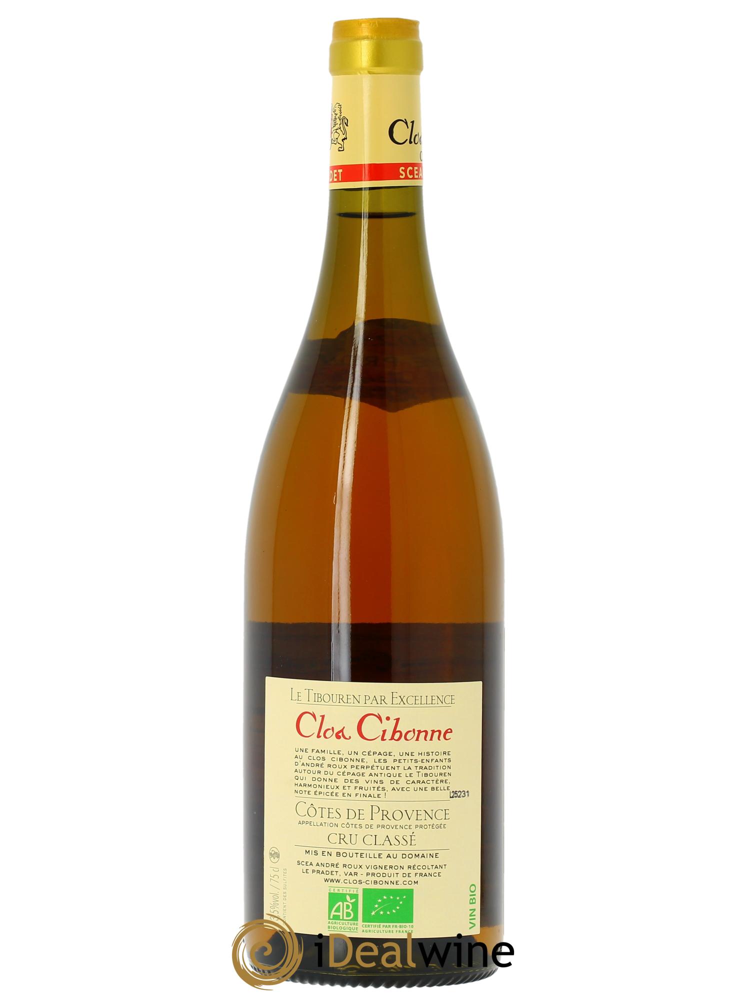 Côtes de Provence Clos Cibonne Tibouren  2023 - Posten von 1 Flasche - 1