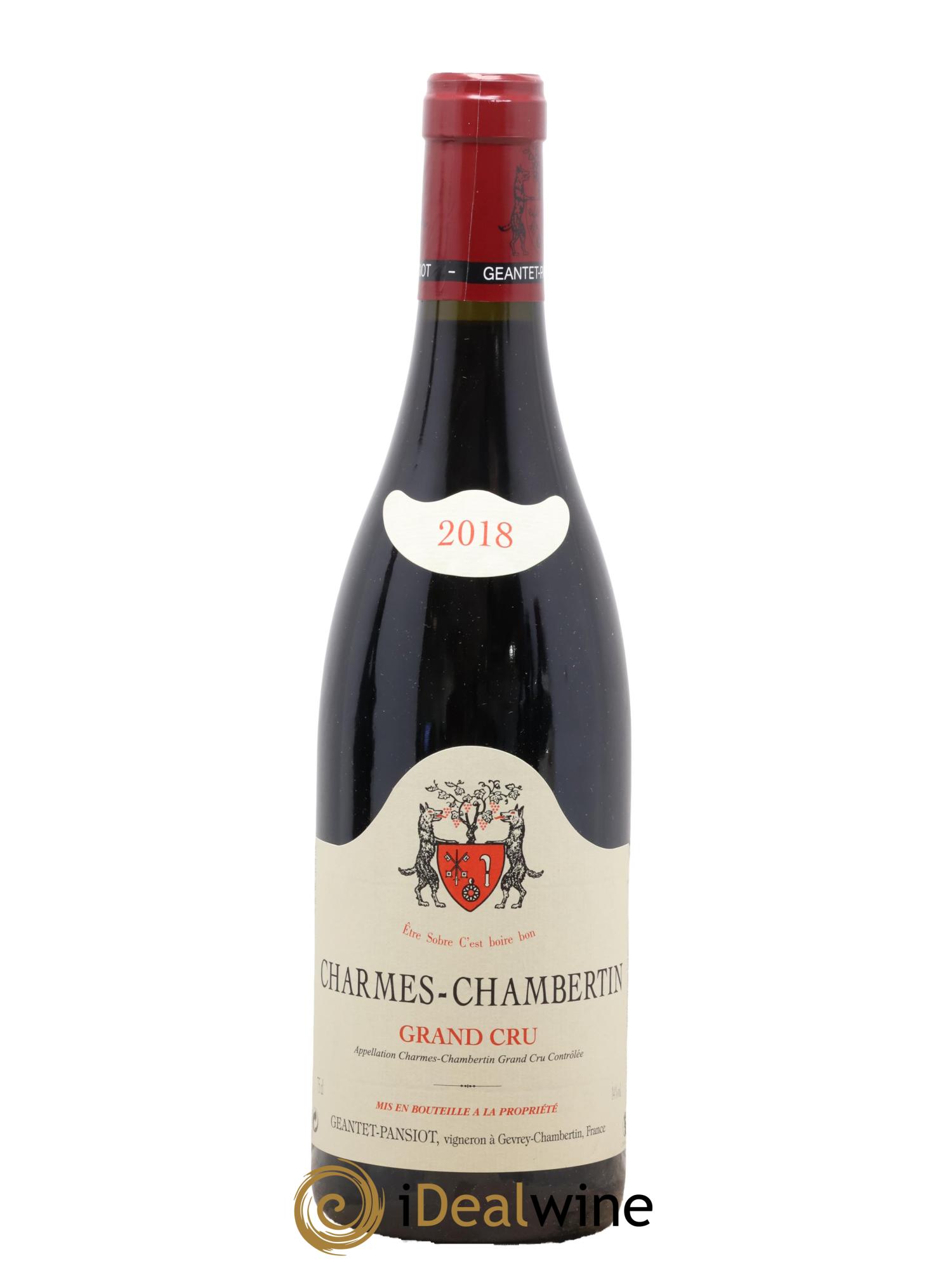 Charmes-Chambertin Grand Cru Geantet-Pansiot 2018 - Posten von 1 Flasche - 0