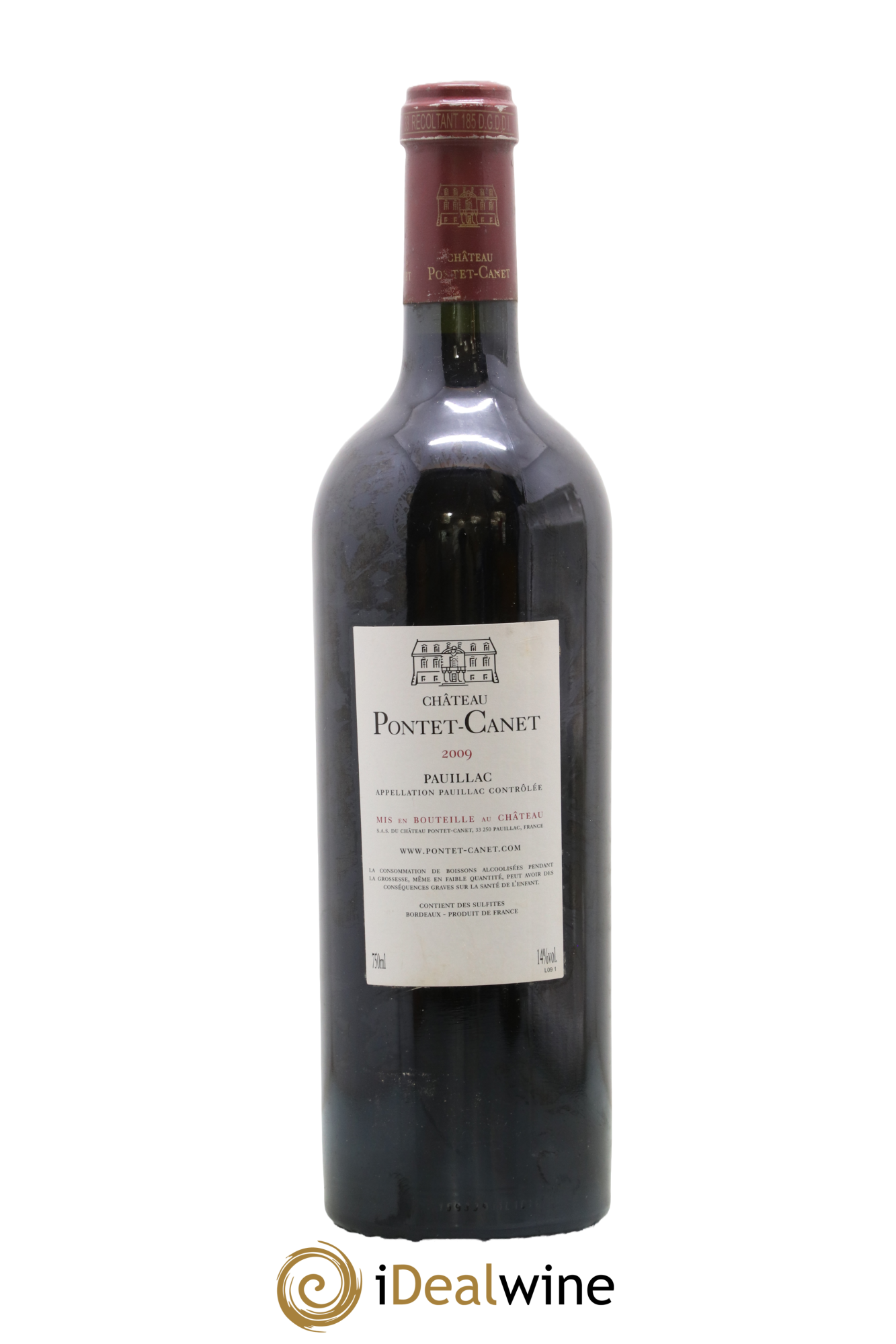 Château Pontet Canet 5ème Grand Cru Classé 2009 - Lot of 1 bottle - 1