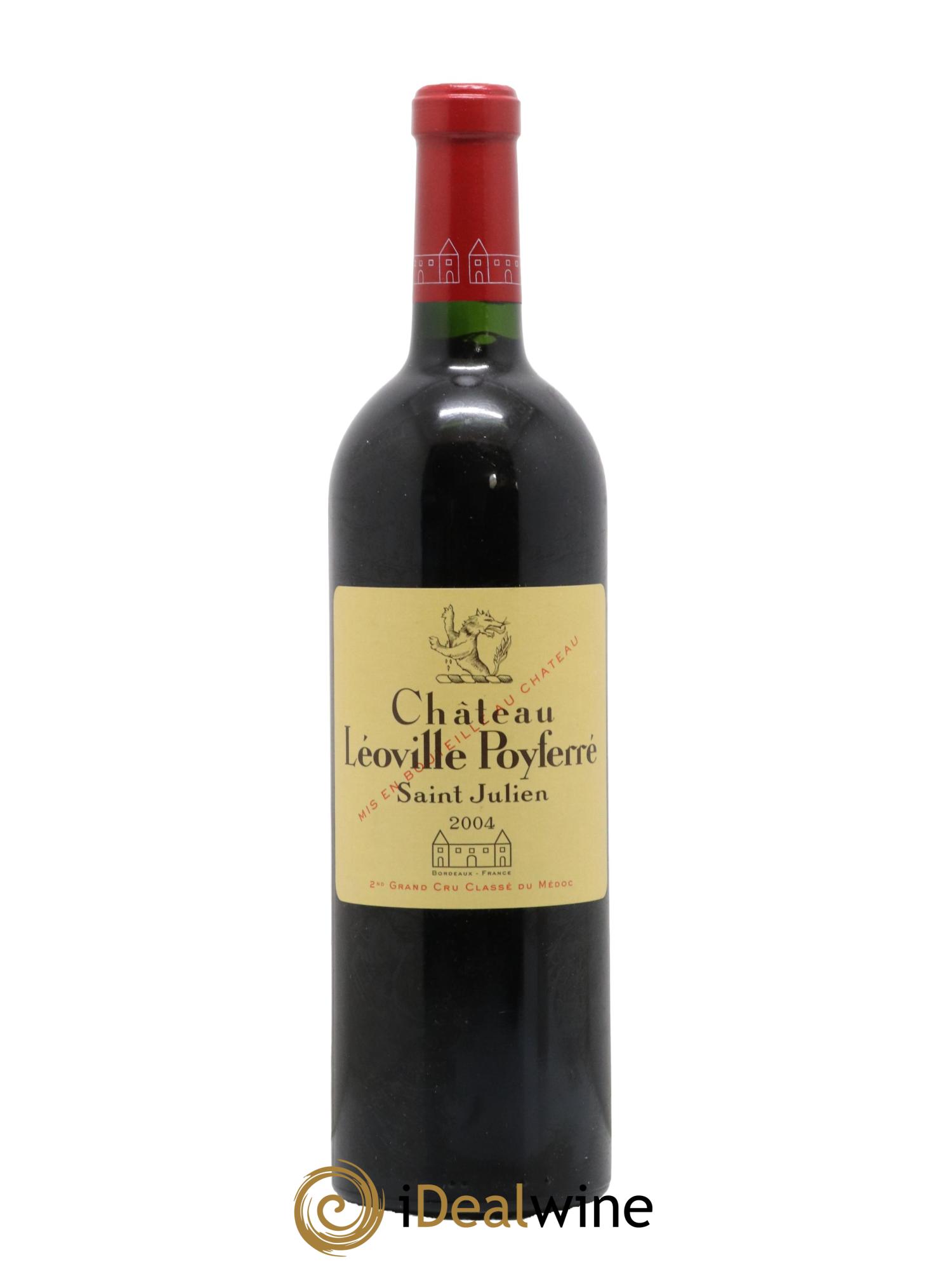 Château Léoville Poyferré 2ème Grand Cru Classé 2004 - Lot de 1 bouteille - 0
