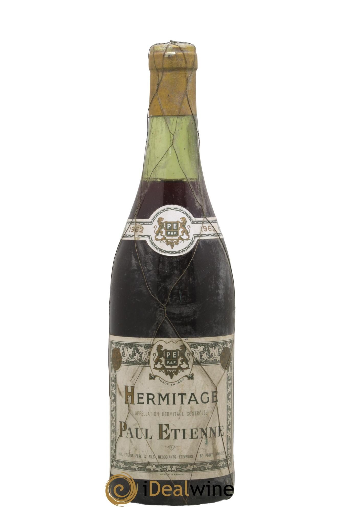 Hermitage Paul Etienne 1962 - Lot de 1 bouteille - 0