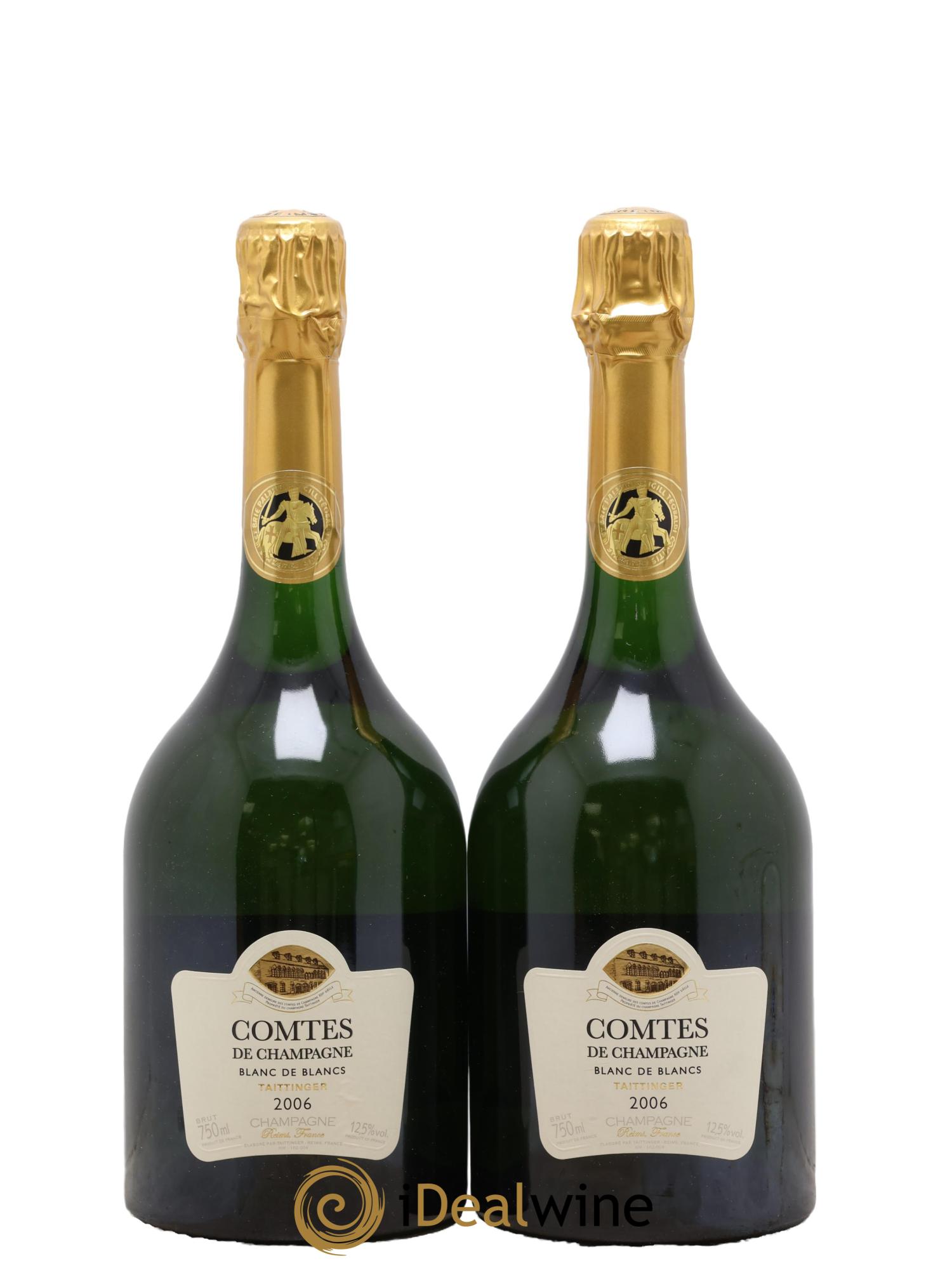 Comtes de Champagne Taittinger 2006 - Lot of 2 bottles - 0