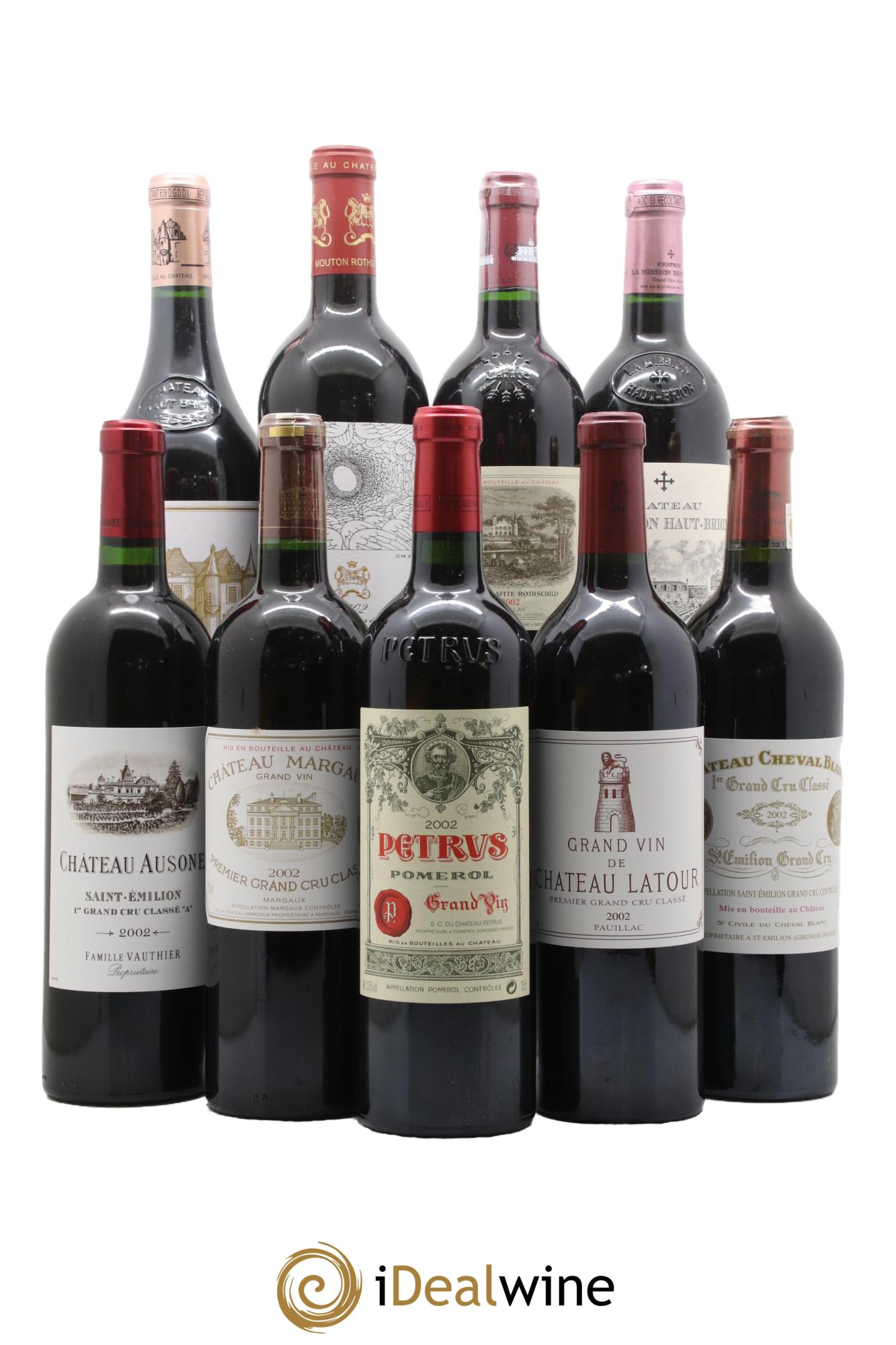 Caisse Collection Duclot 2002 2002 - Lot de 9 bouteilles - 0