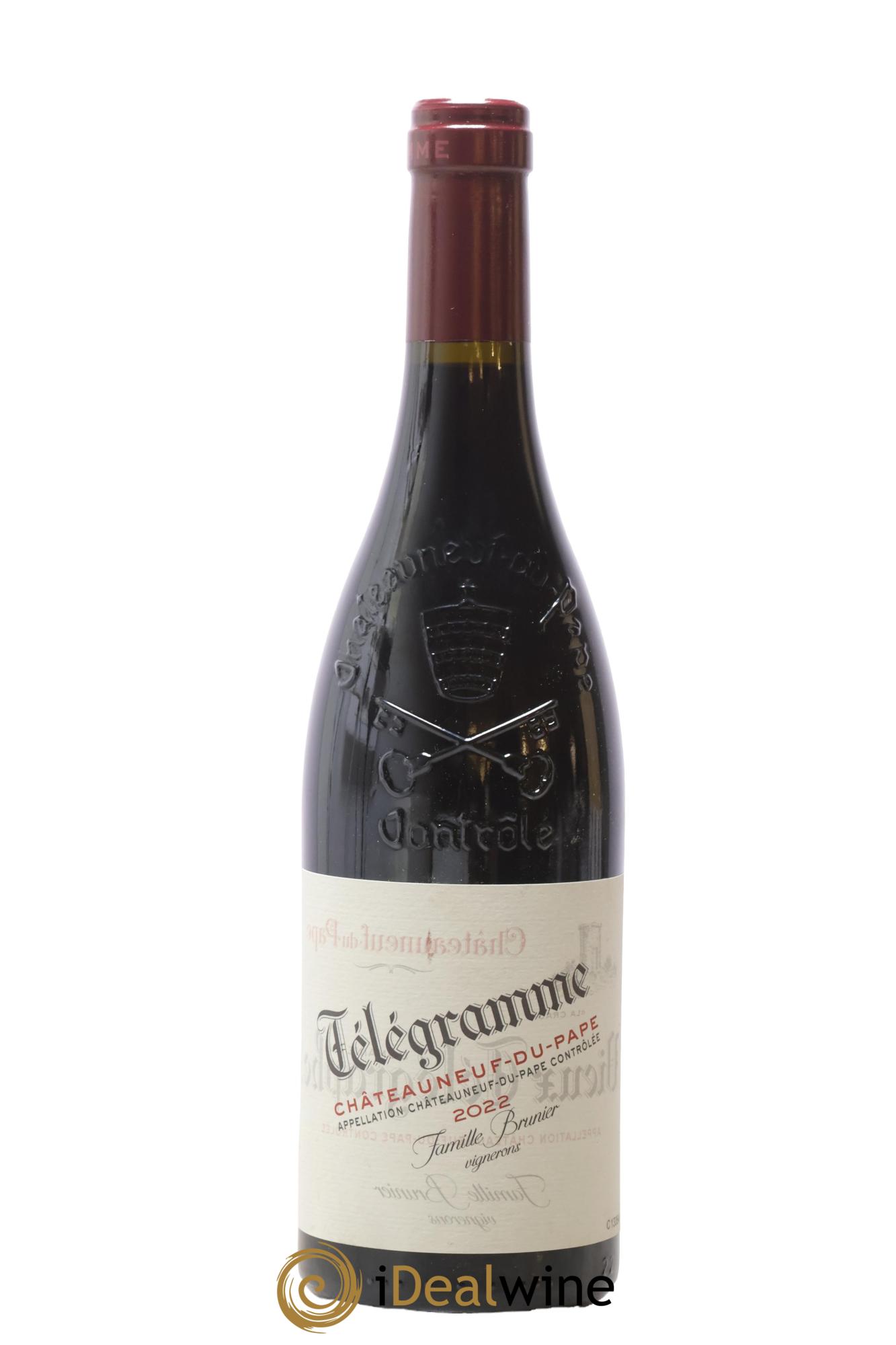 Châteauneuf-du-Pape Télégramme Vignobles Brunier 2022 - Lot de 1 bouteille - 0