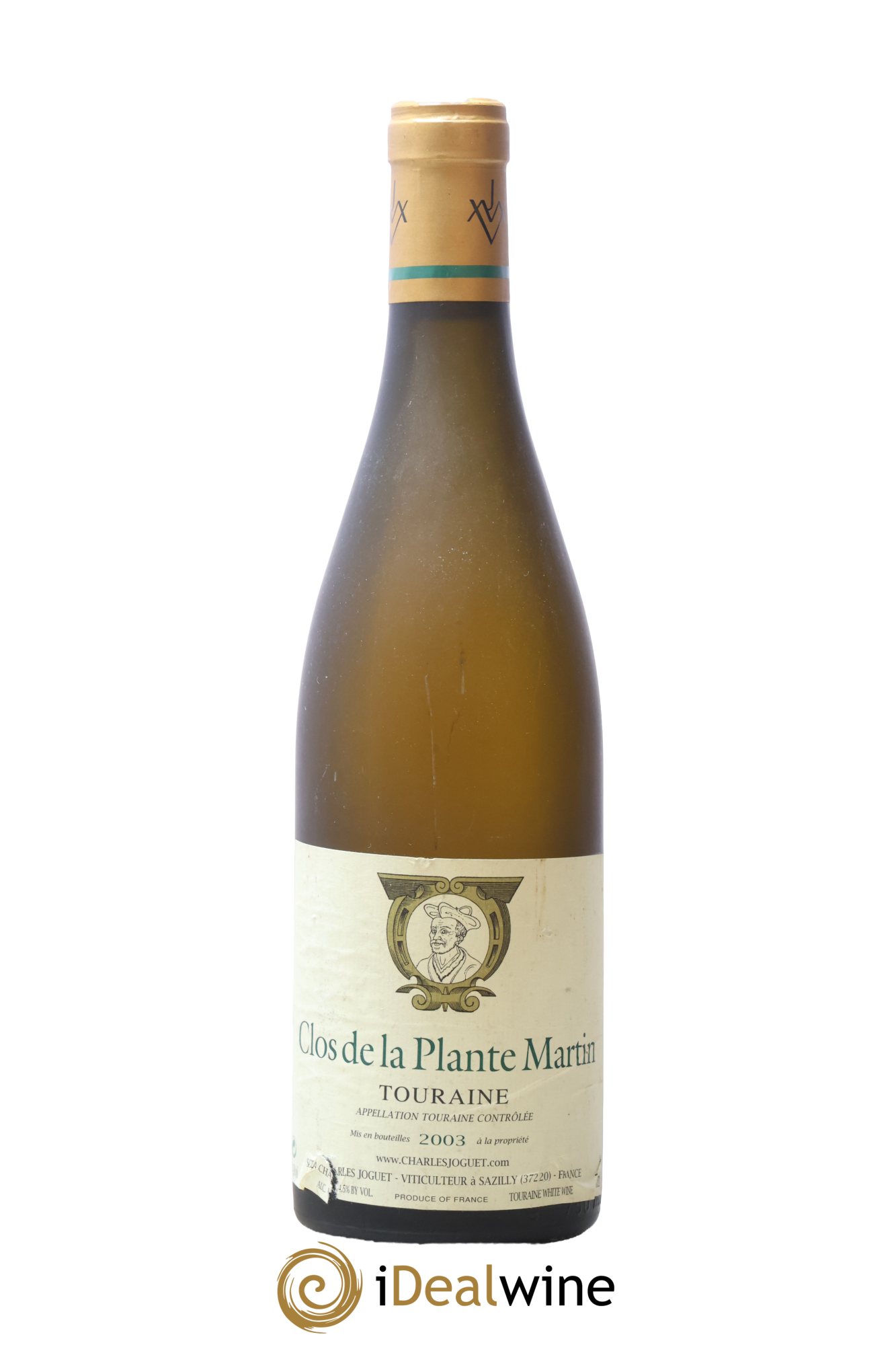 Touraine Clos de la Plante Martin Charles Joguet 2003 - Lot de 1 bouteille - 0