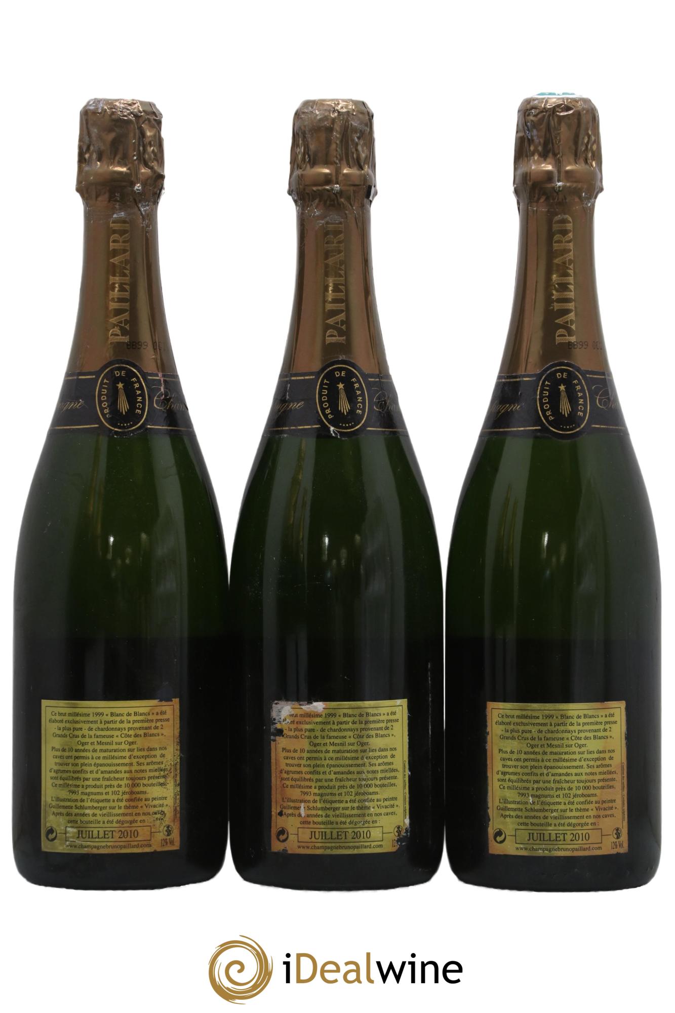 Brut Millésime Bruno Paillard 1999 - Lot de 3 bouteilles - 1
