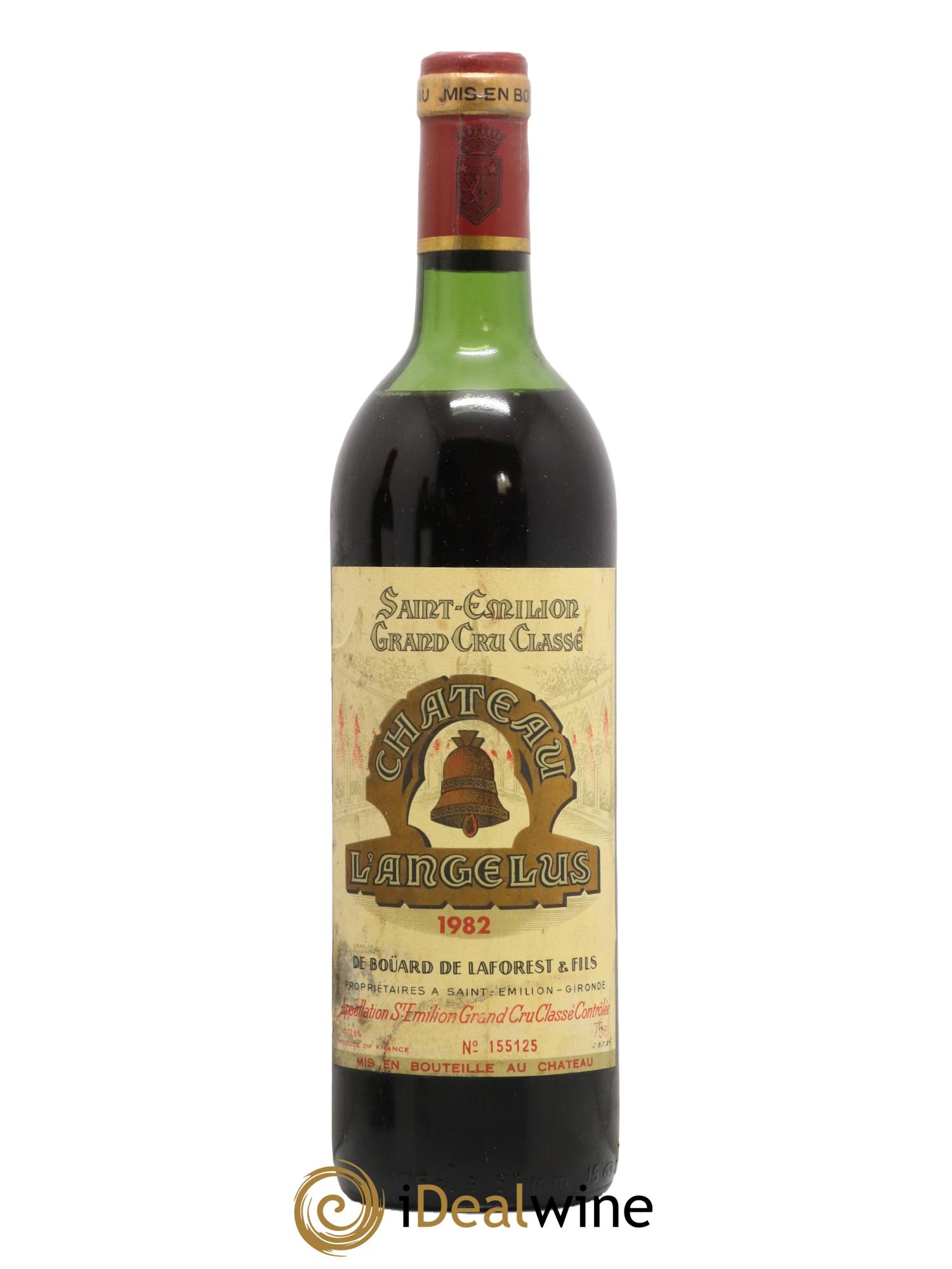 Château Angélus 1er Grand Cru Classé A 1982 - Lot de 1 bouteille - 0
