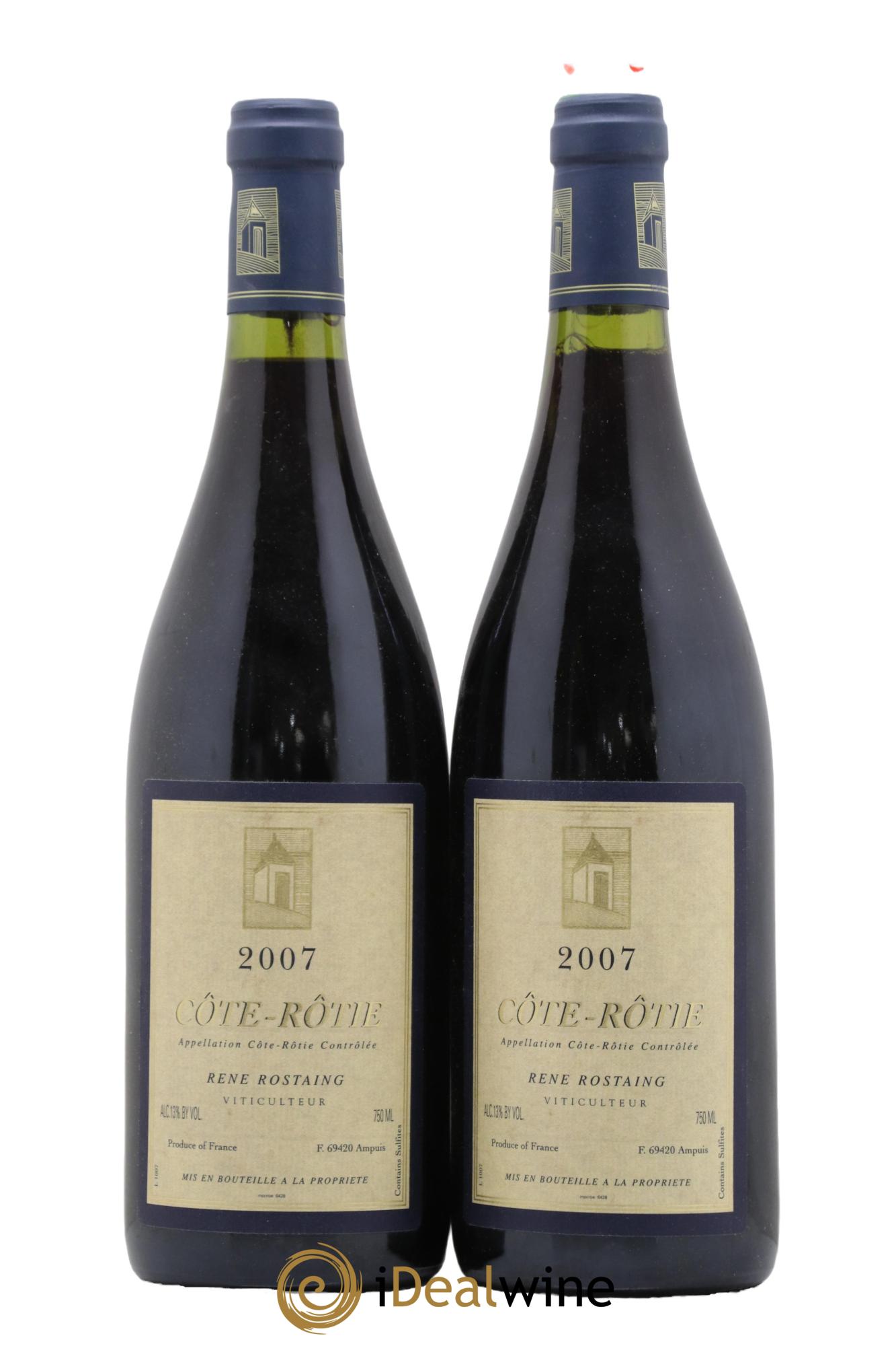 Côte-Rôtie René Rostaing 2007 - Posten von 2 Flaschen - 0