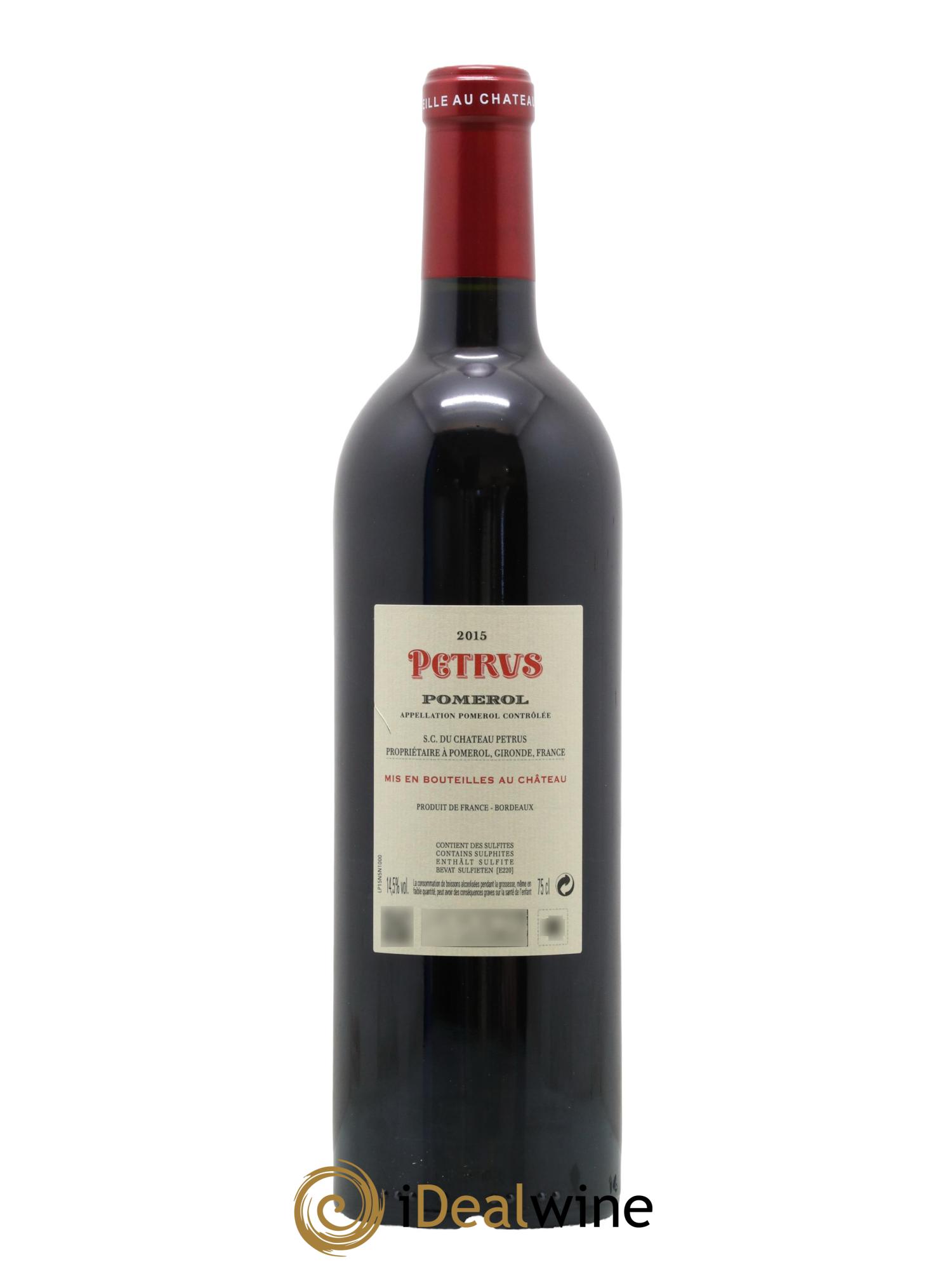Petrus 2015 - Lot de 1 bouteille - 1