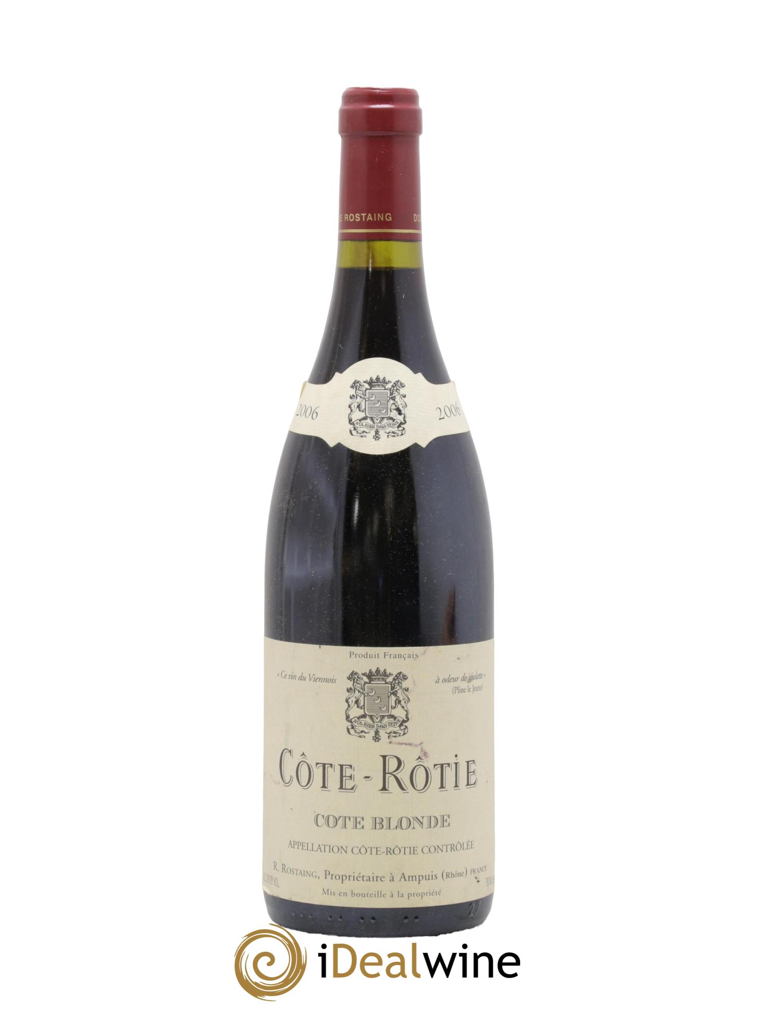 Côte-Rôtie Côte Blonde René Rostaing 2006 - Lot of 1 bottle - 0