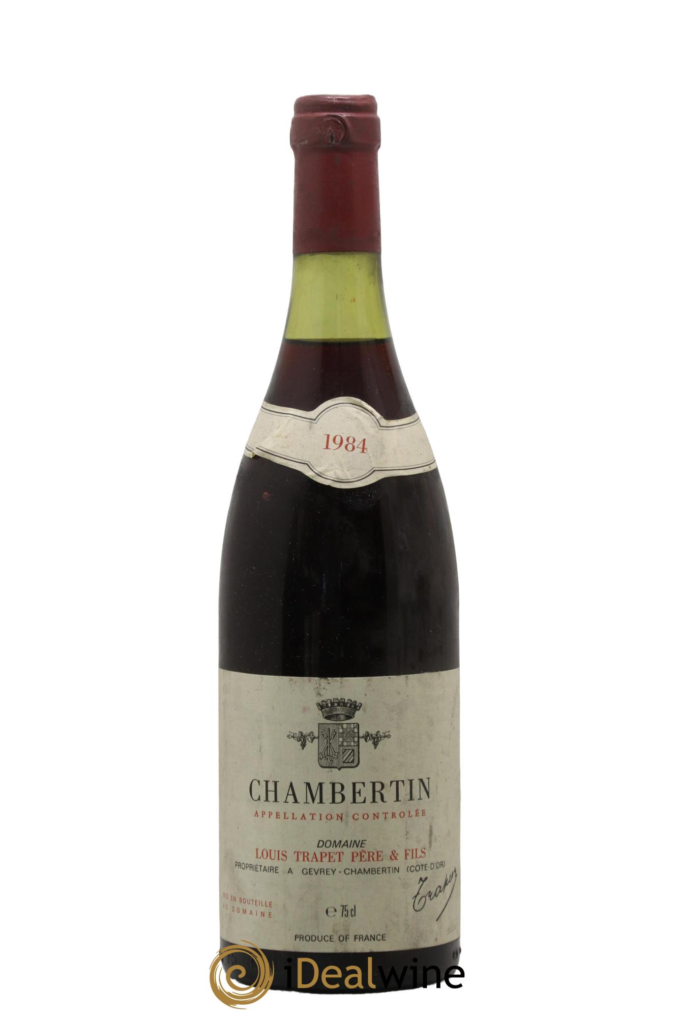 Chambertin Grand Cru Louis Trapet Père & Fils 1984 - Posten von 1 Flasche - 0