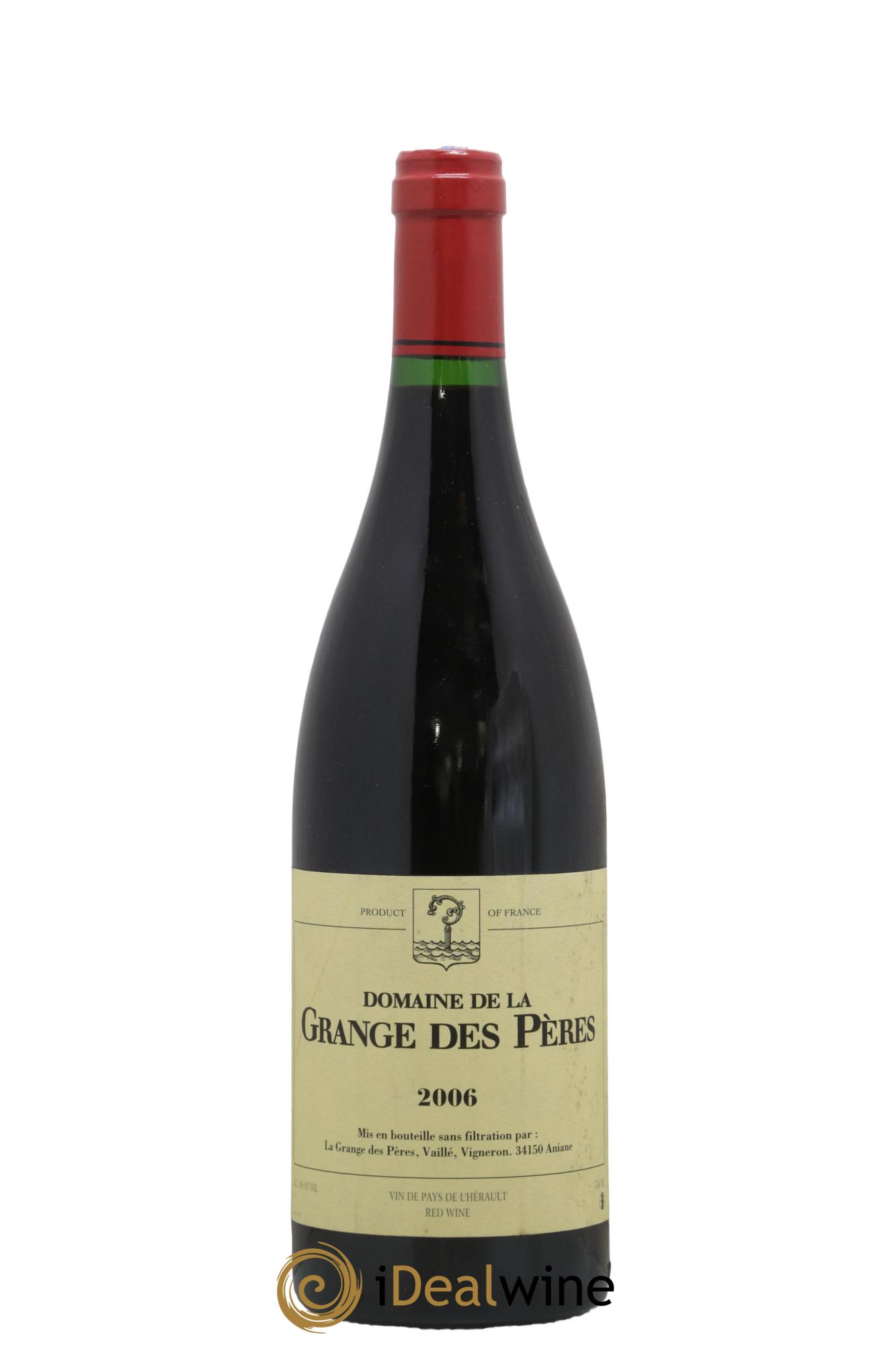Pays d'Hérault Grange des Pères Laurent Vaillé 2006 - Lot de 1 bouteille - 0
