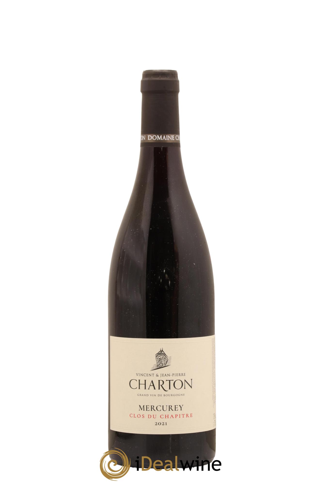 Mercurey Clos du Chapitre Domaine Charton 2021 - Lot de 1 bouteille - 0