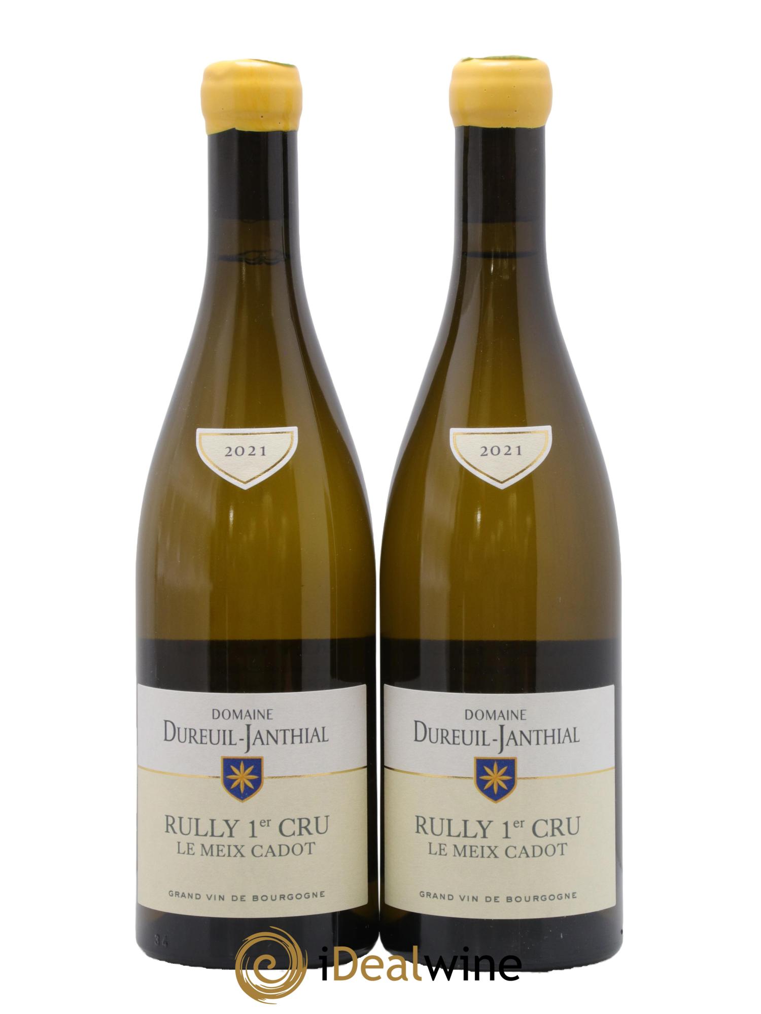 Rully 1er Cru Le Meix Cadot Vincent Dureuil-Janthial 2021 - Lot de 2 bouteilles - 0