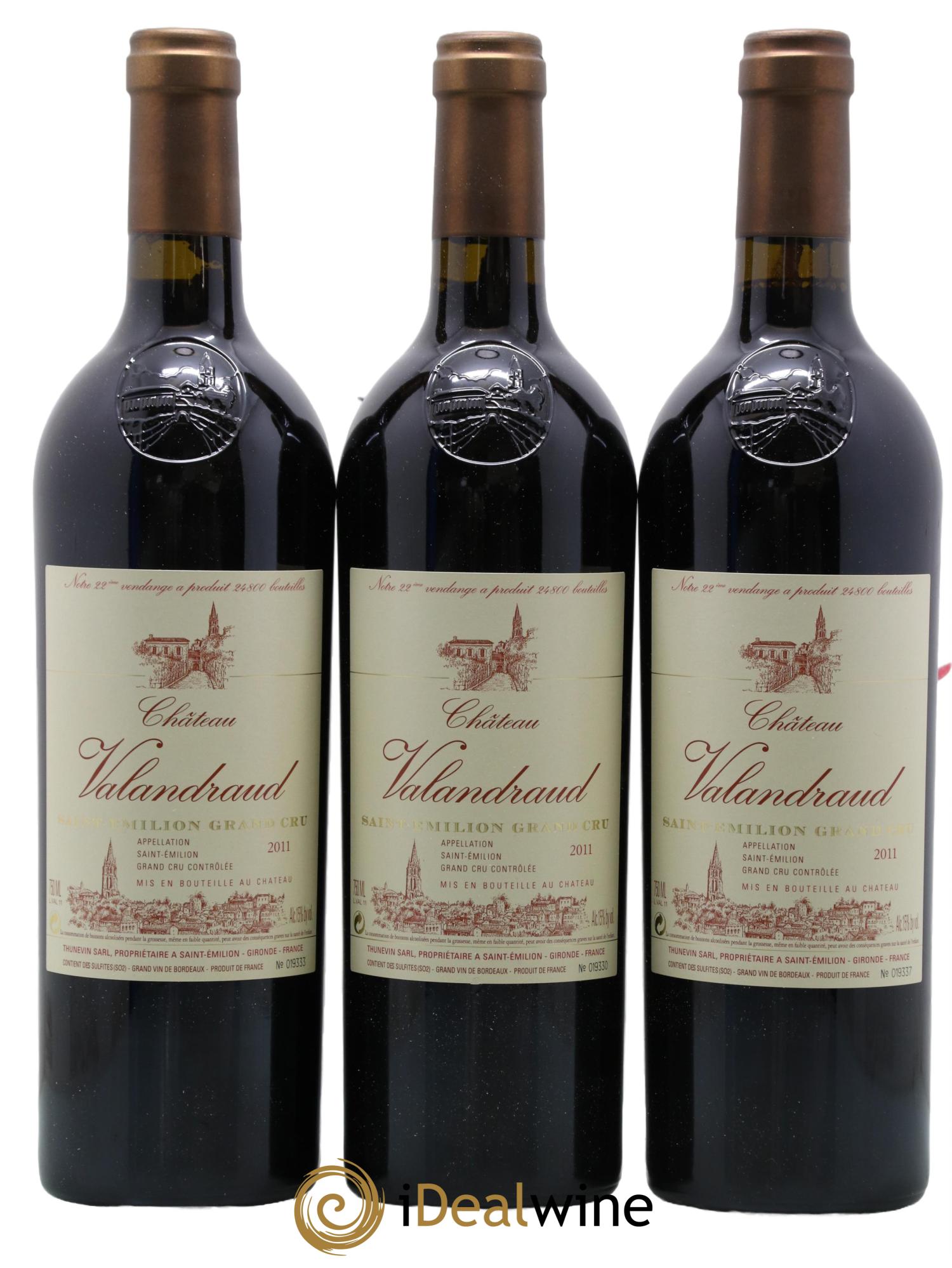 Château de Valandraud 2011 - Lot de 6 bouteilles - 2