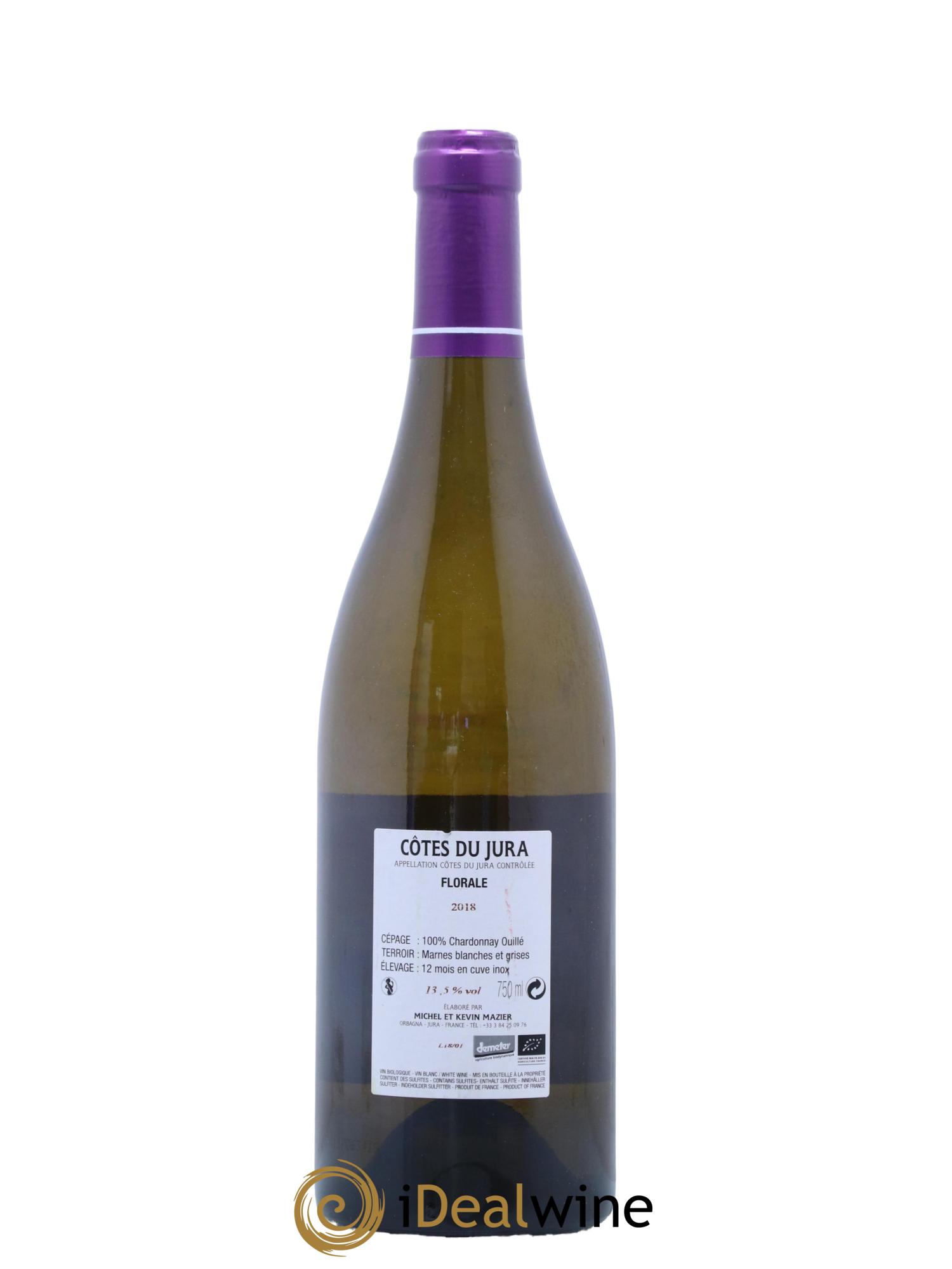 Côtes du Jura Chalasse Florale Domaine des Ronces 2018 - Lot de 1 bouteille - 1