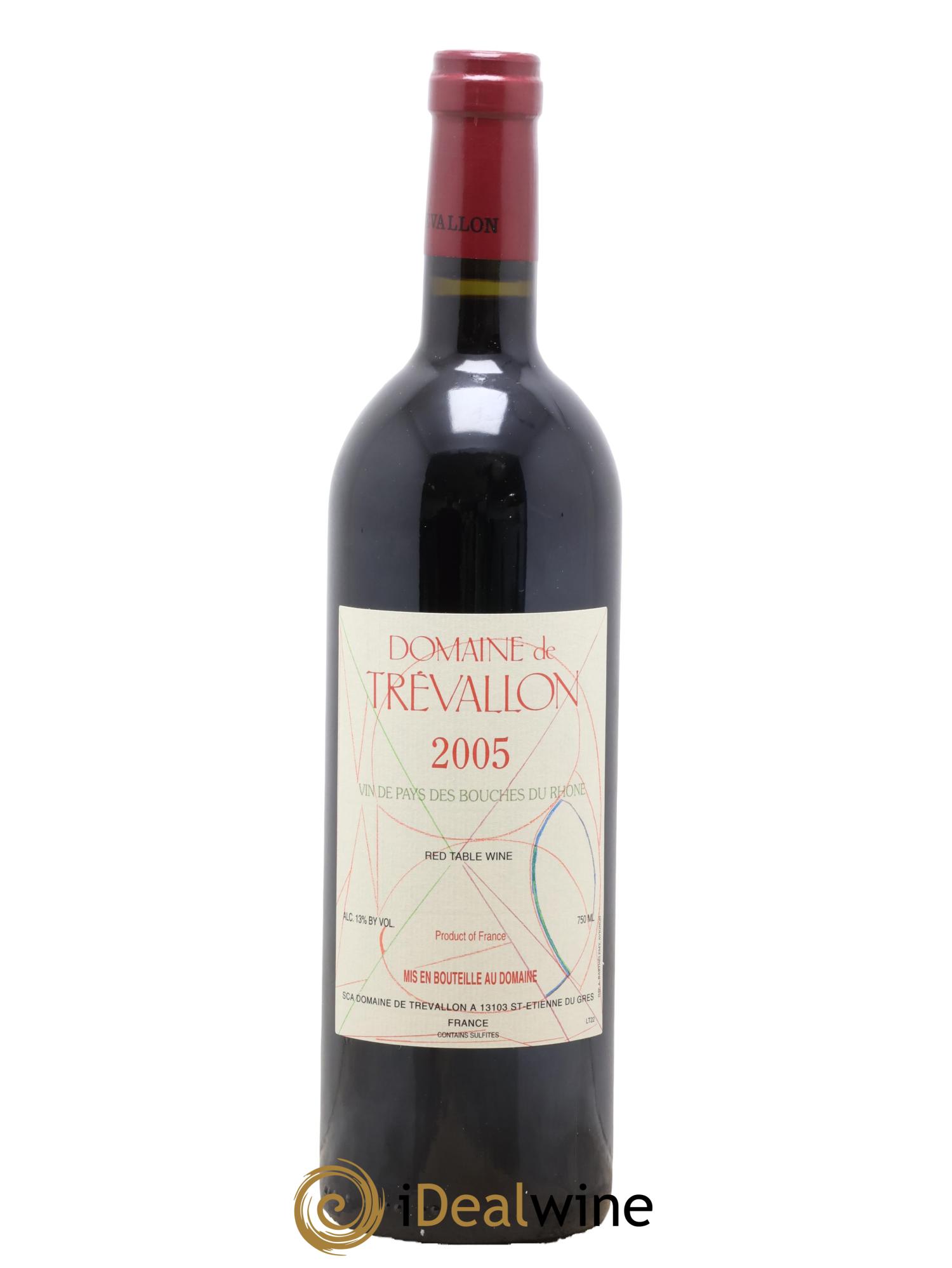 VDP Bouches du Rhône Trévallon (Domaine de) Eloi Dürrbach 2005 - Lot de 1 bouteille - 0