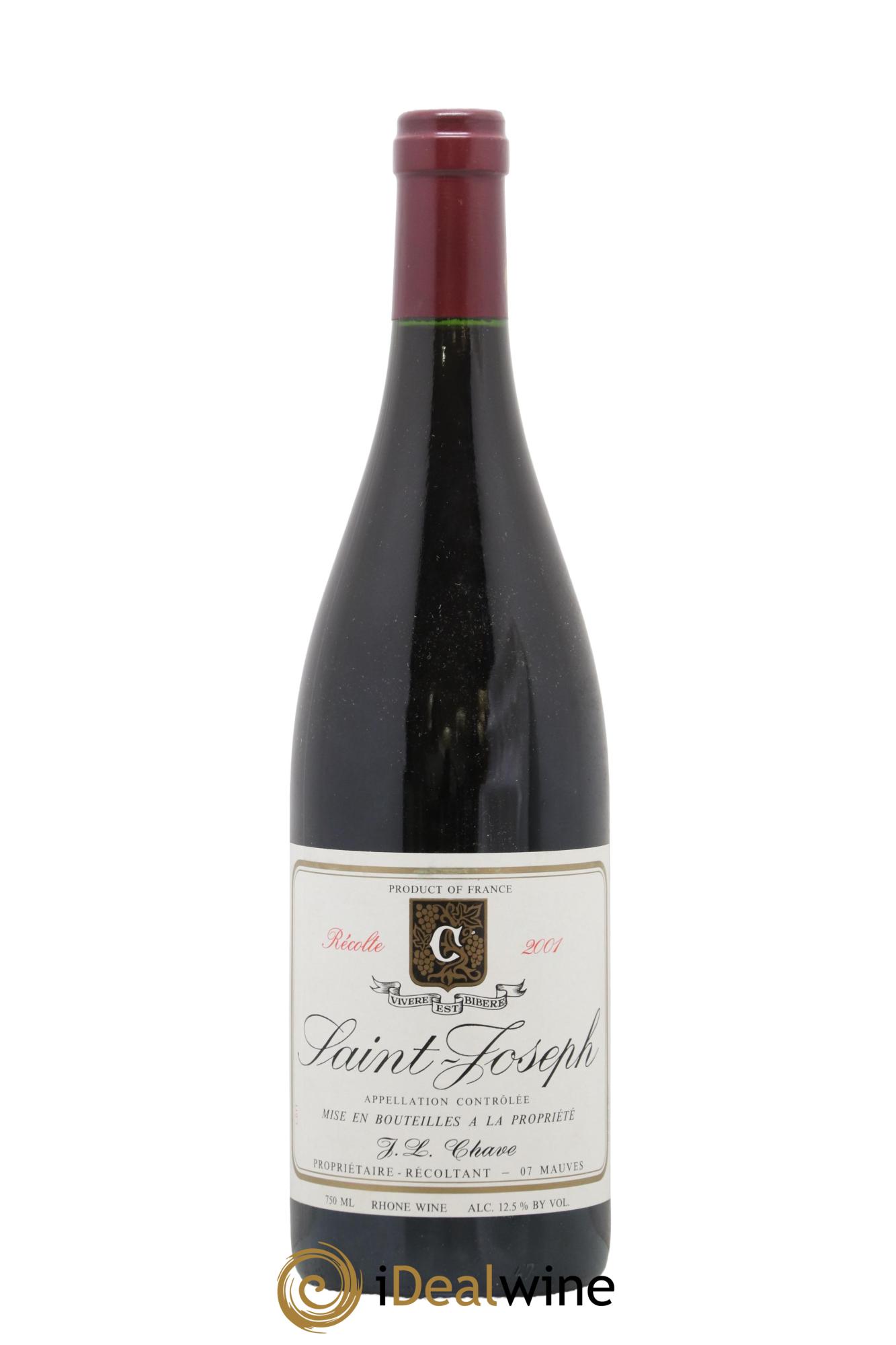 Saint-Joseph Jean-Louis Chave 2001 - Lot of 1 bottle - 0