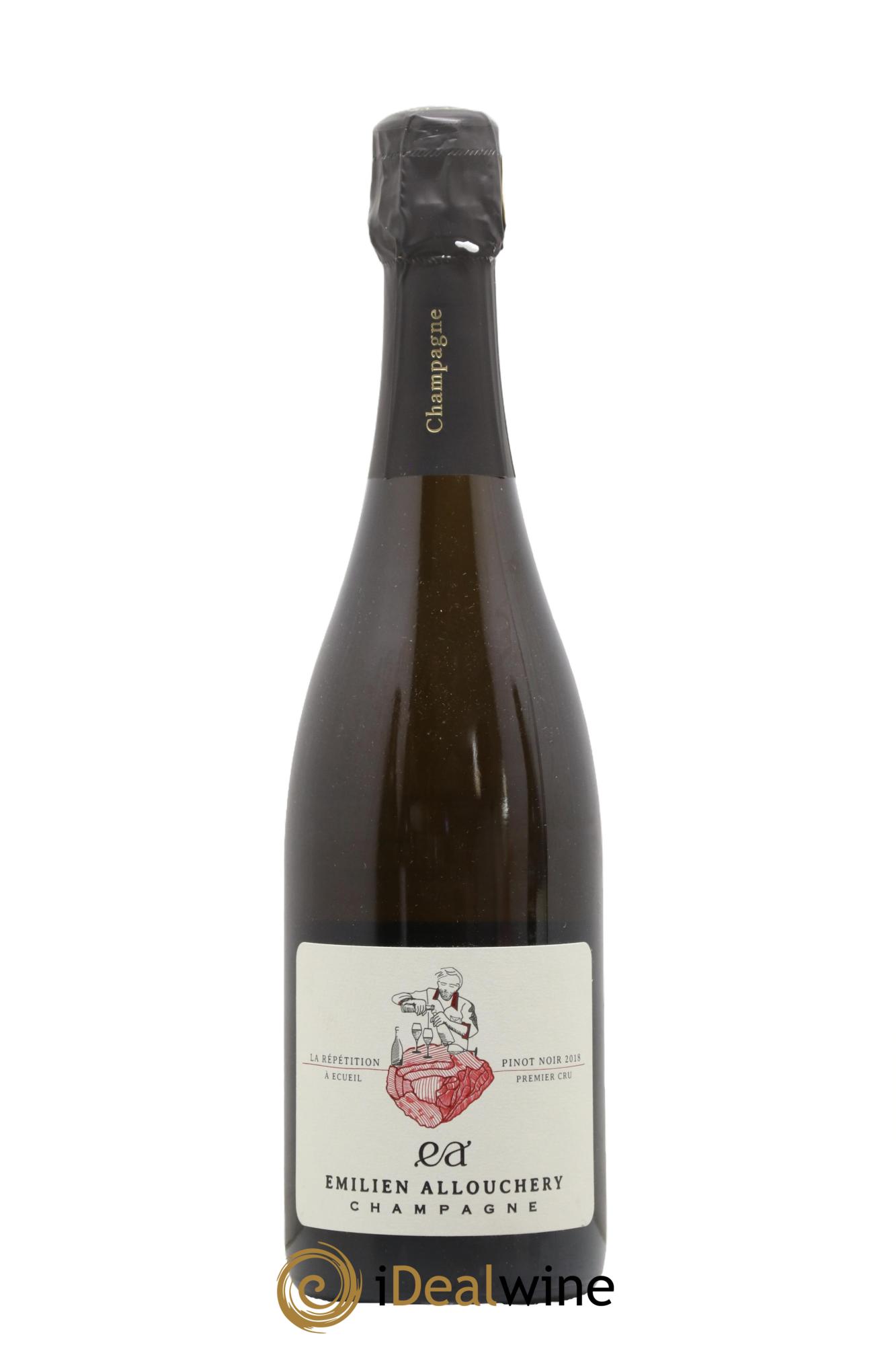 Champagne Premier Cru Pinot Noir La Repetition Maison Emilien Allouchery 2018 - Lot de 1 bouteille - 0